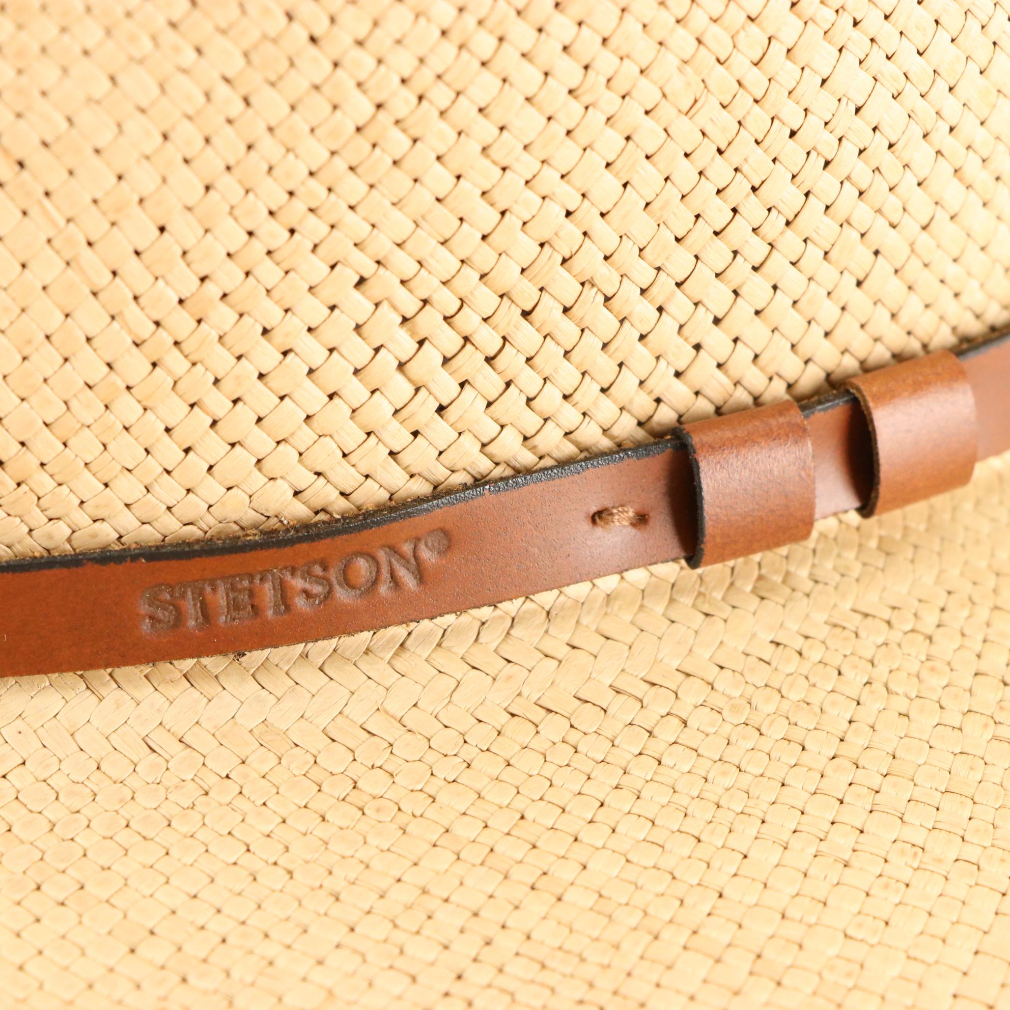 Stetson Panama Straw Hat with Box