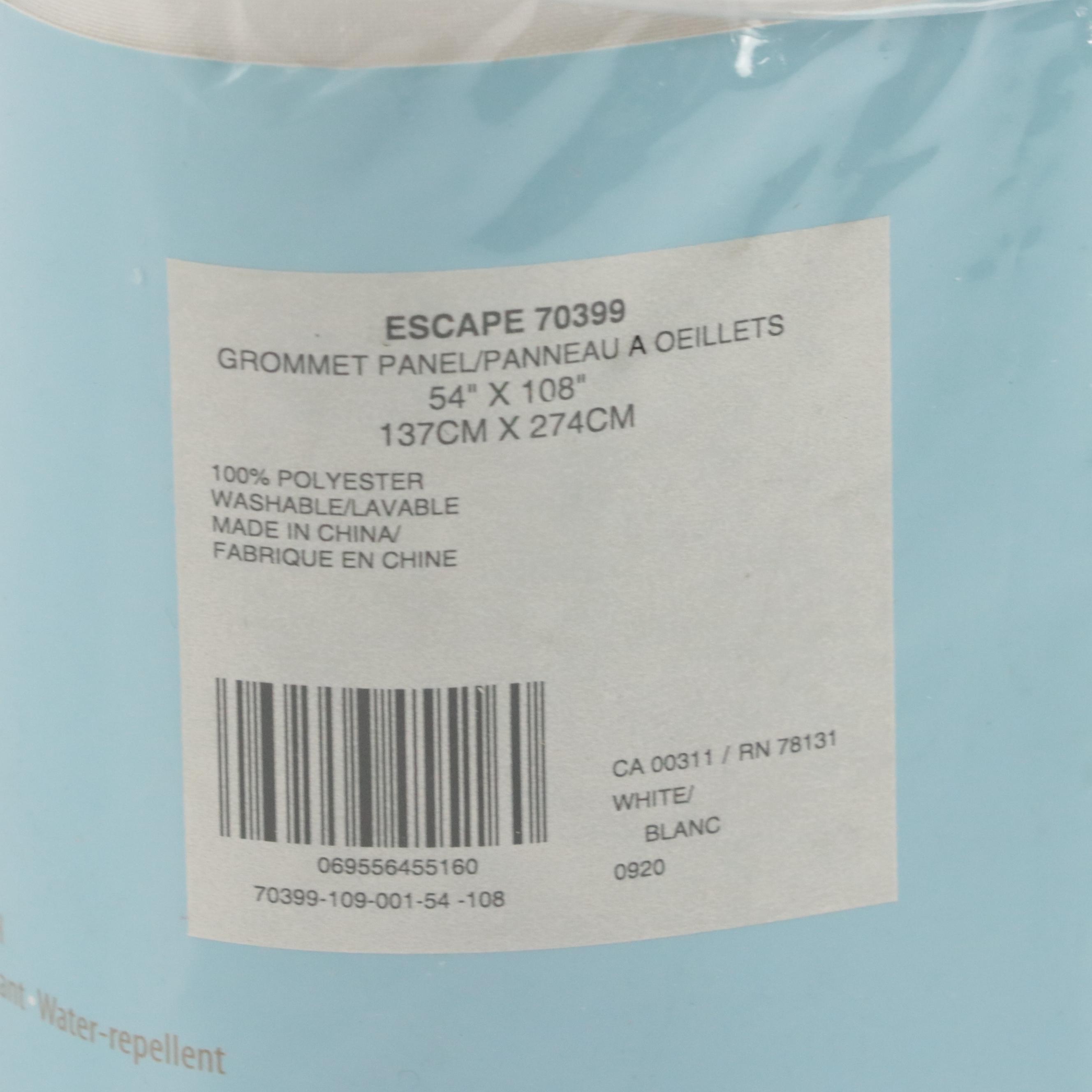 Outdoor Decor White Patio Curtains With Grommets