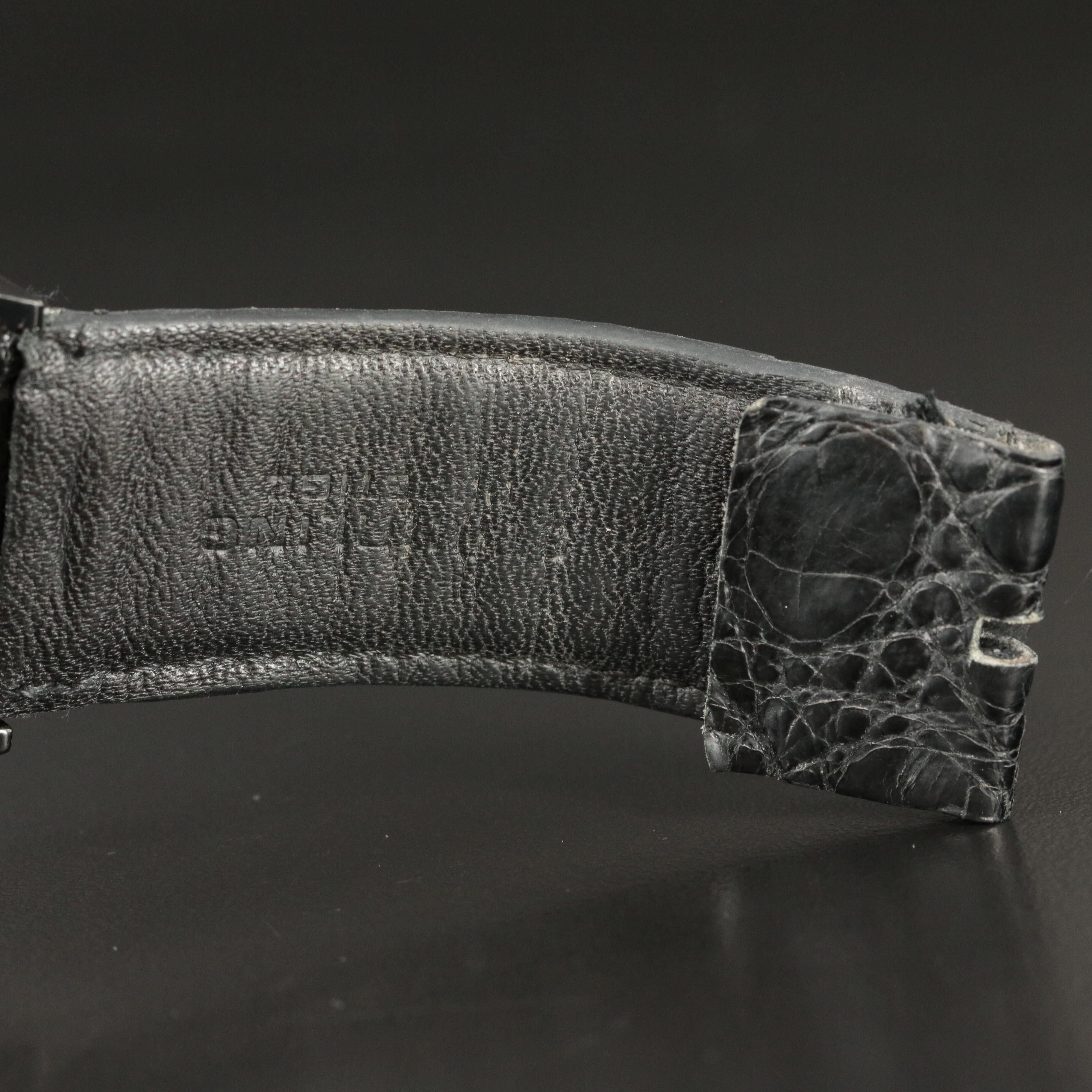 Stührling Prestige Tourbillon GMT Diamond-Bezel Watch