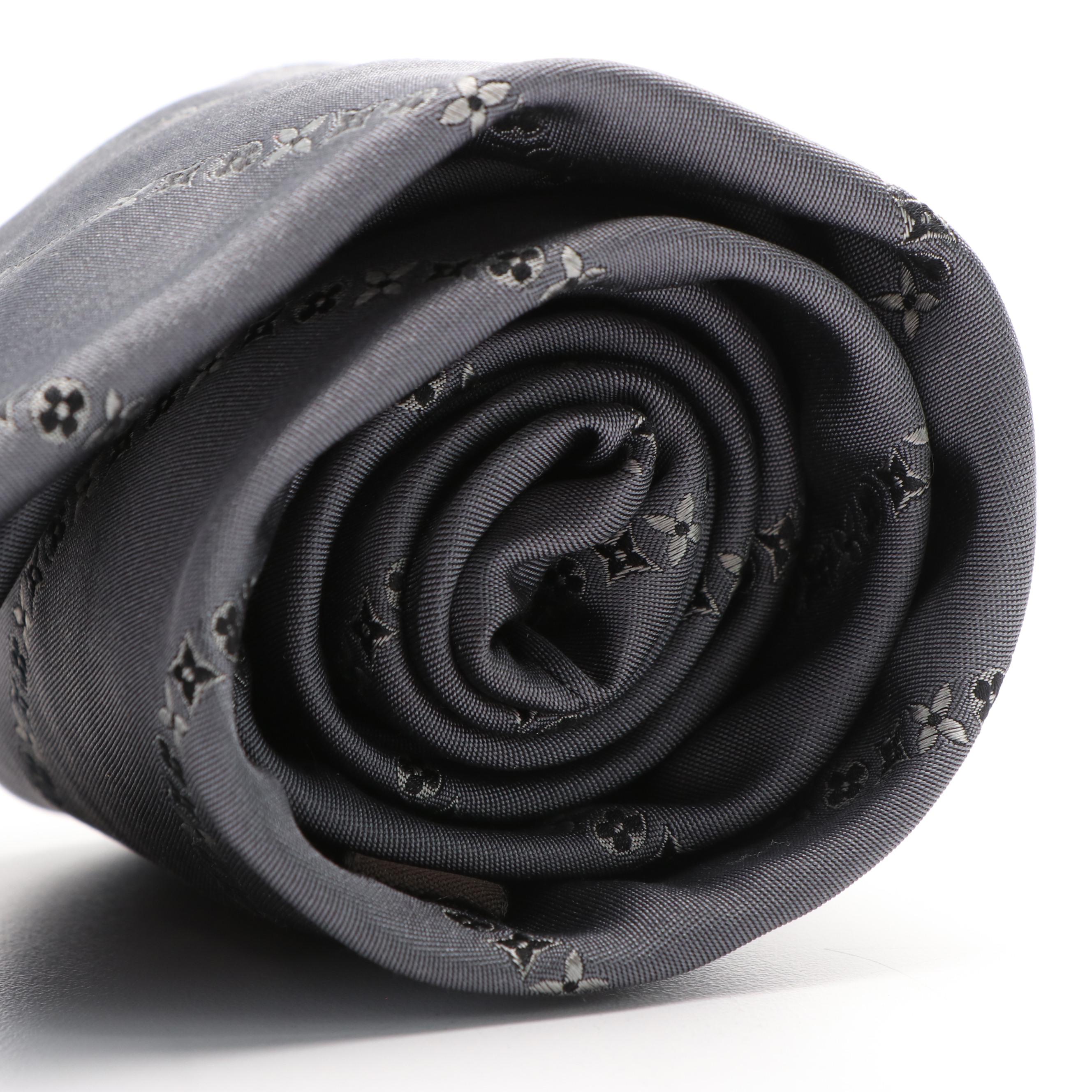 Louis Vuitton Silk Pattern Necktie with Box