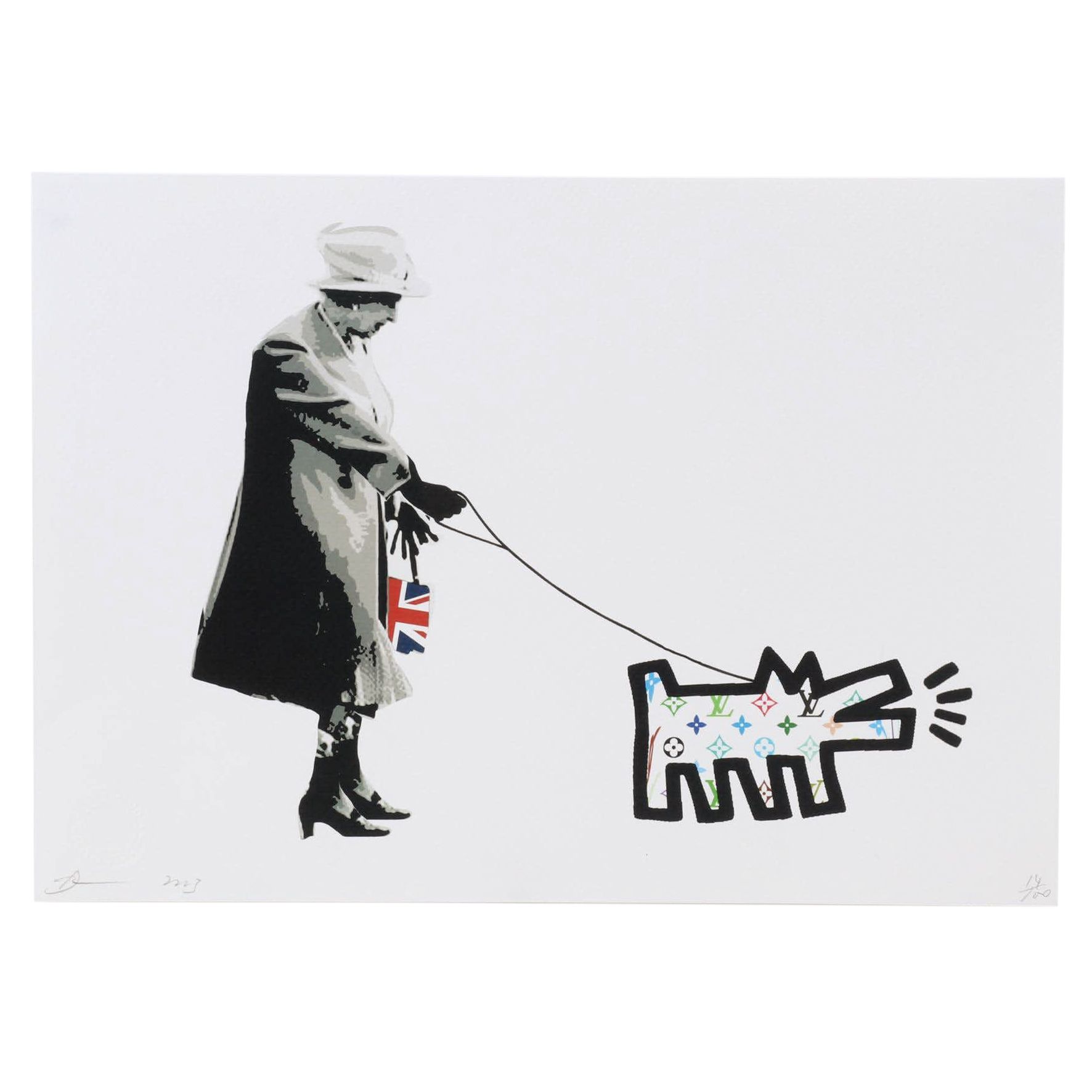 Death NYC Pop Art Digital Print After Banksy Featuring The Queen, 2023