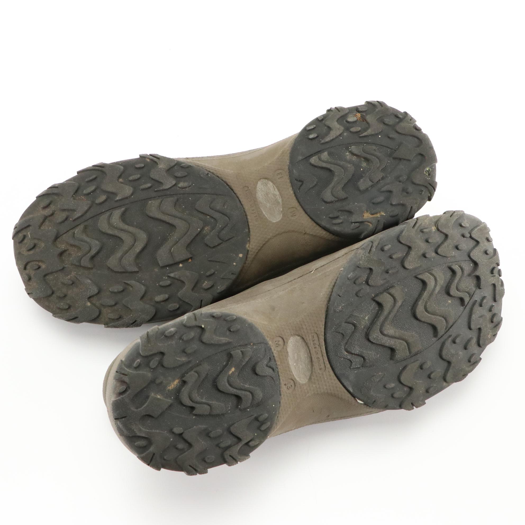 Men's Crocs Closed Toe Leather and Camo Clogs with Trailbreak Water Shoes