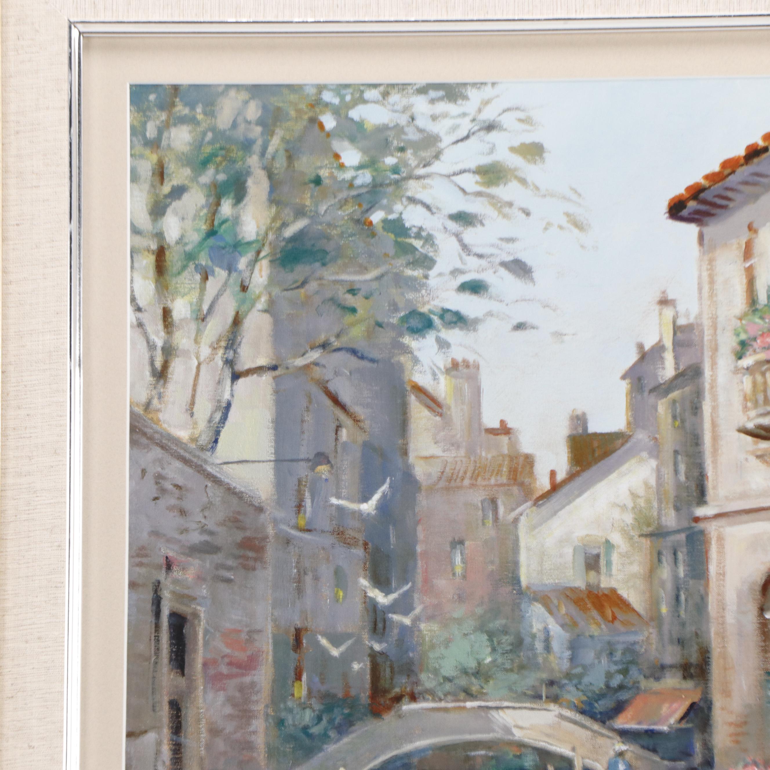 L. Gordon Offset Lithograph "Venetian Colors," 1998