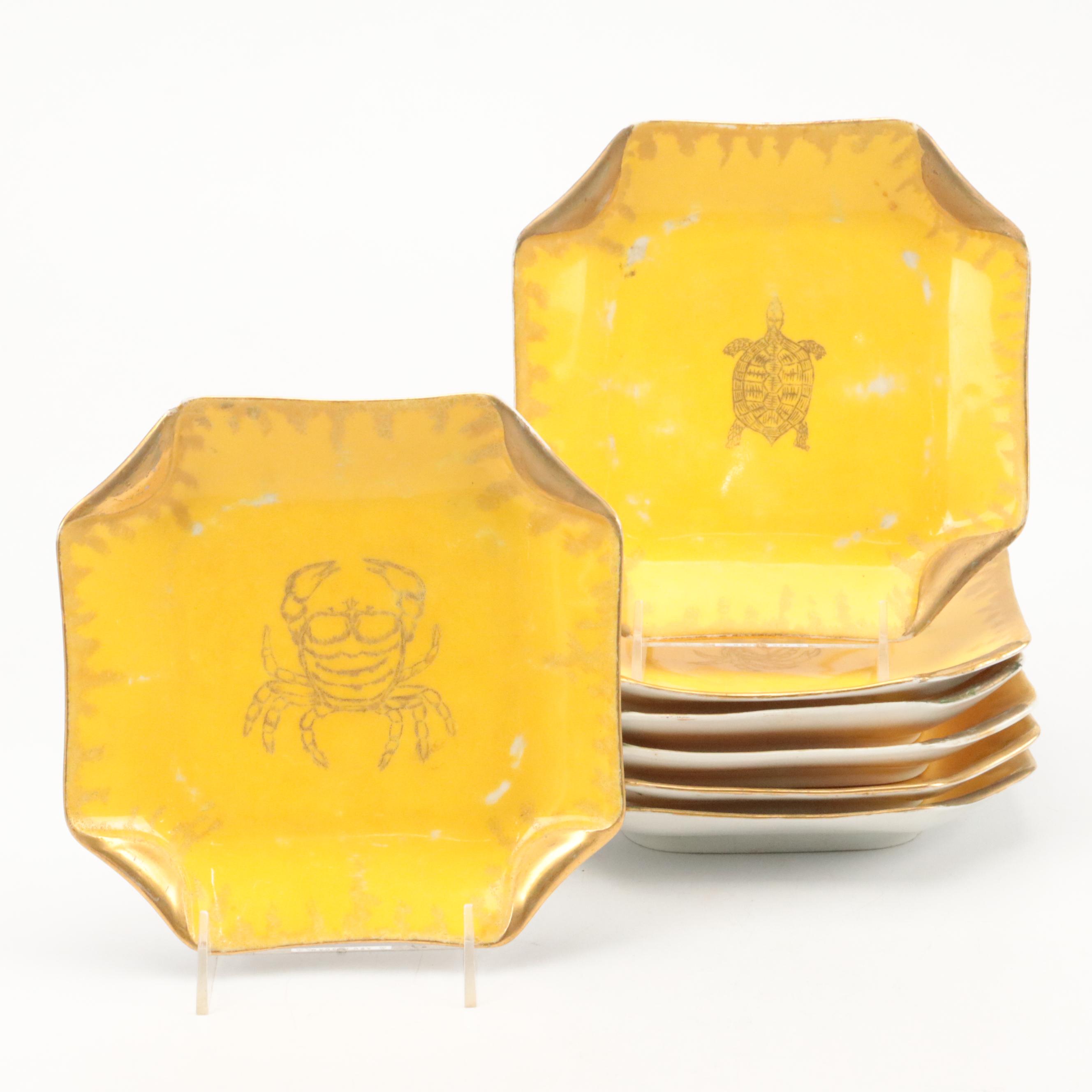 Haviland Gilt Porcelain Plates, 1876–1889