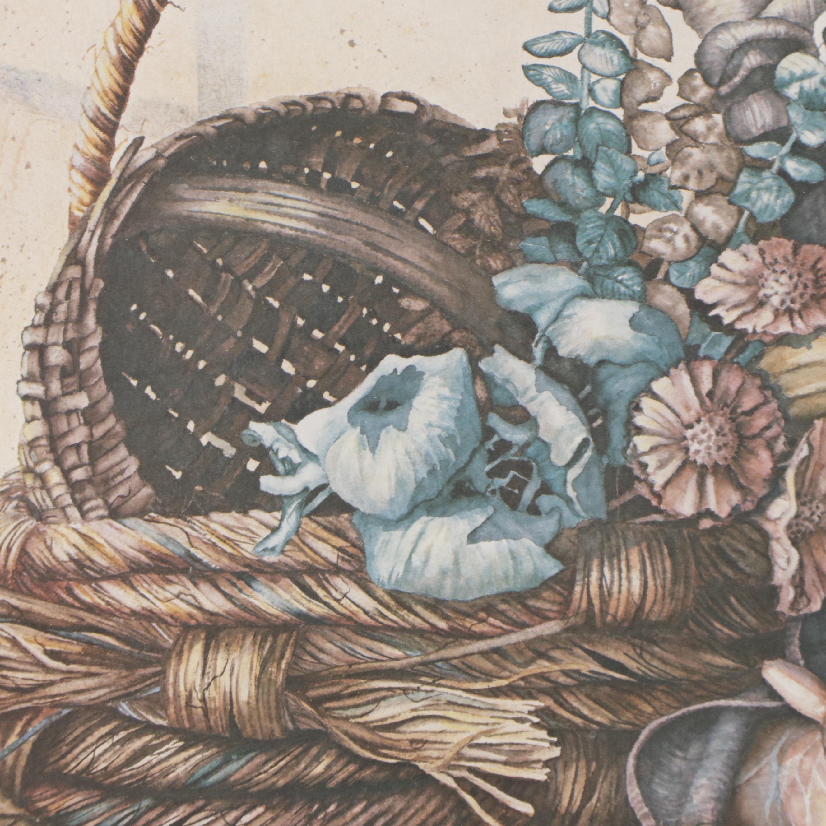 Jan Anderson Offset Lithograph "Sierra Sunrise," Circa 1990