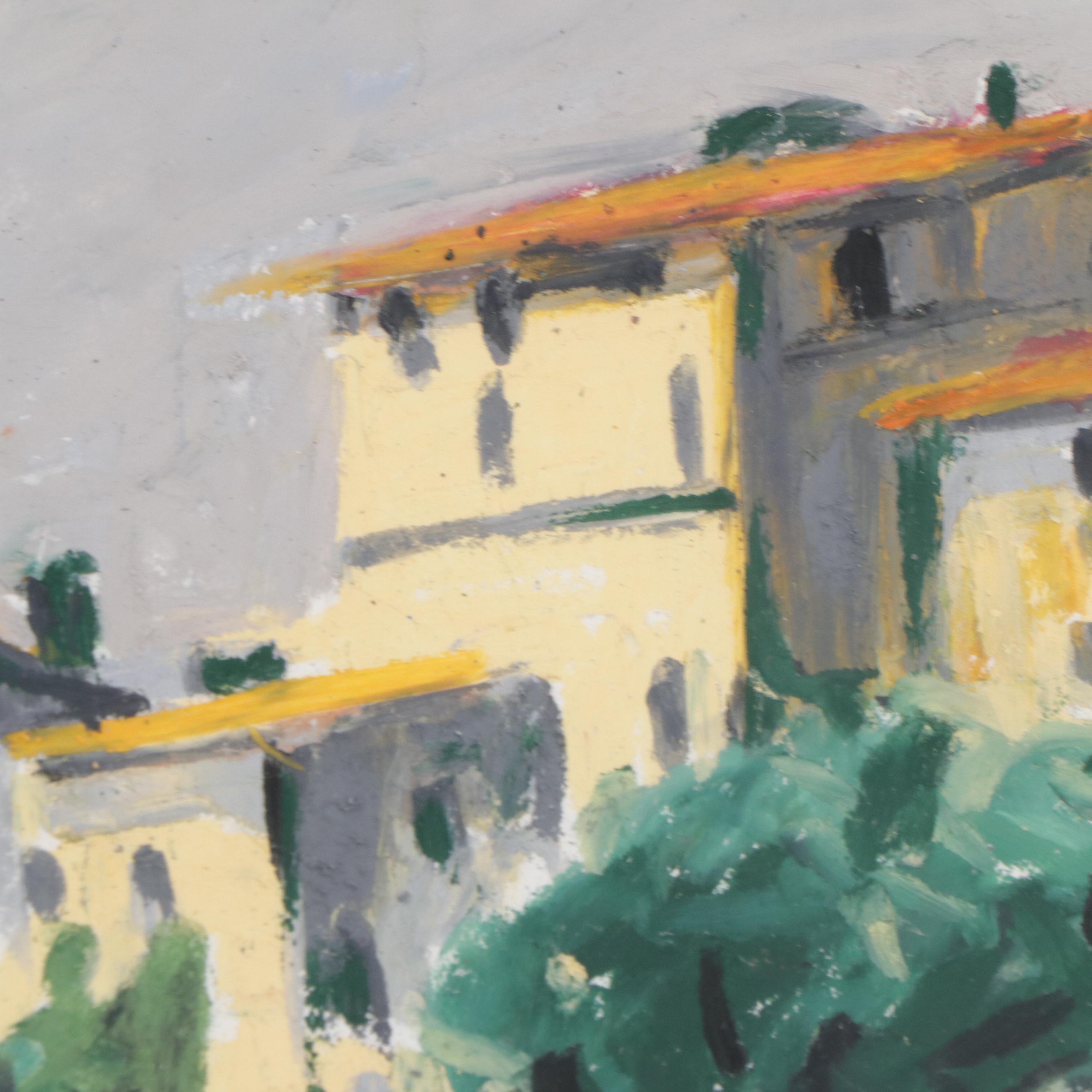 Tuscan Landscape Oil Painting