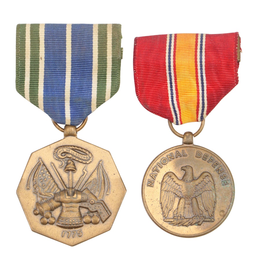 U.S. Army Achievement Medal and National Defense Service Medal