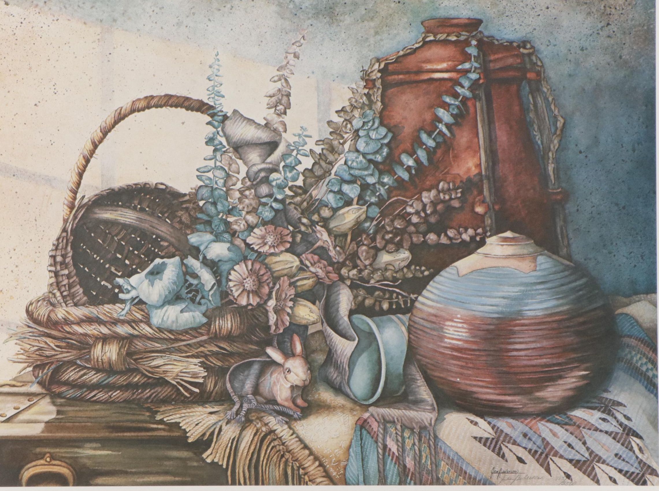 Jan Anderson Offset Lithograph "Sierra Sunrise," Circa 1990