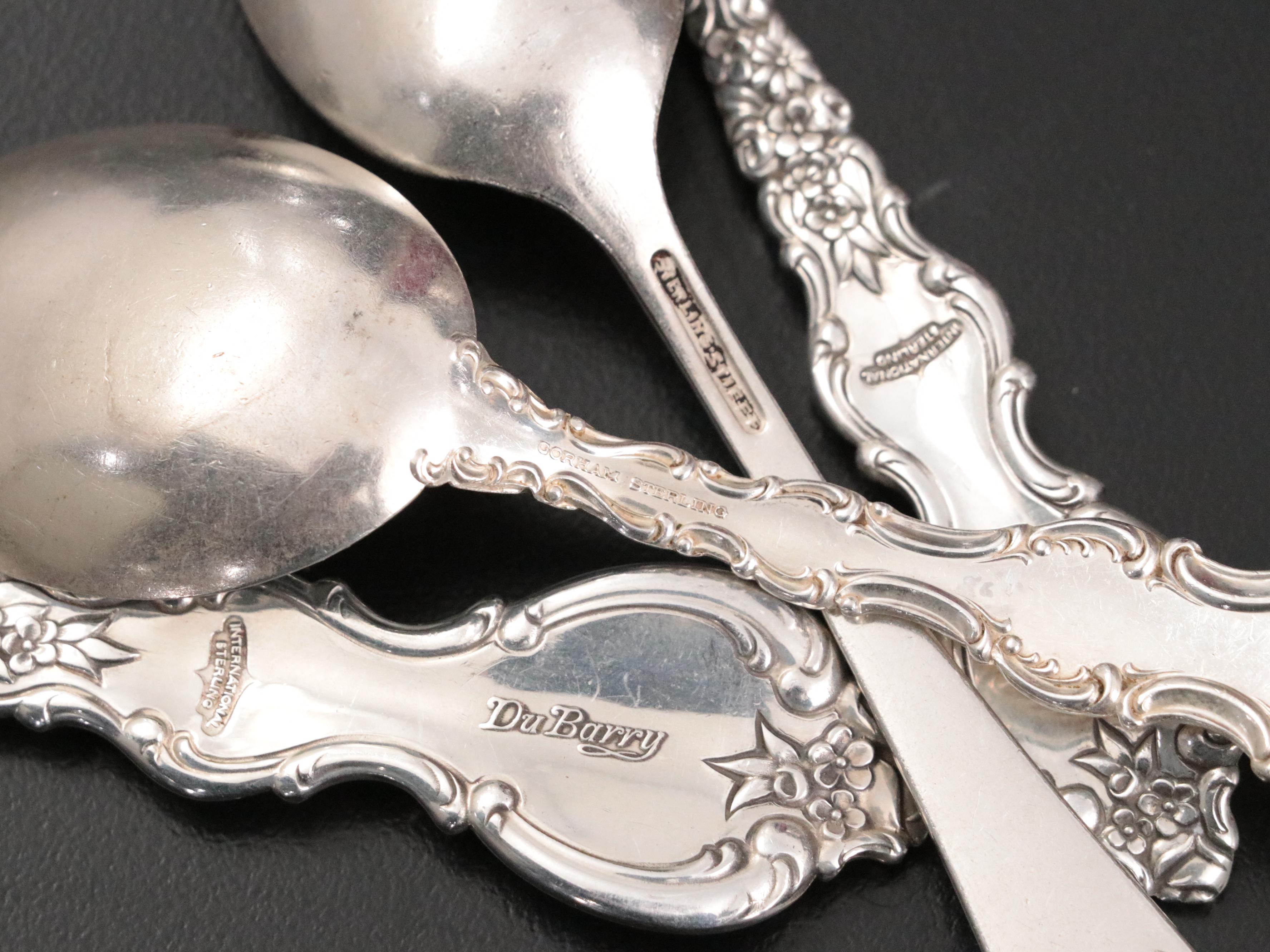 International "Du Barry" and More Sterling Silver Flatware with Storage Chest