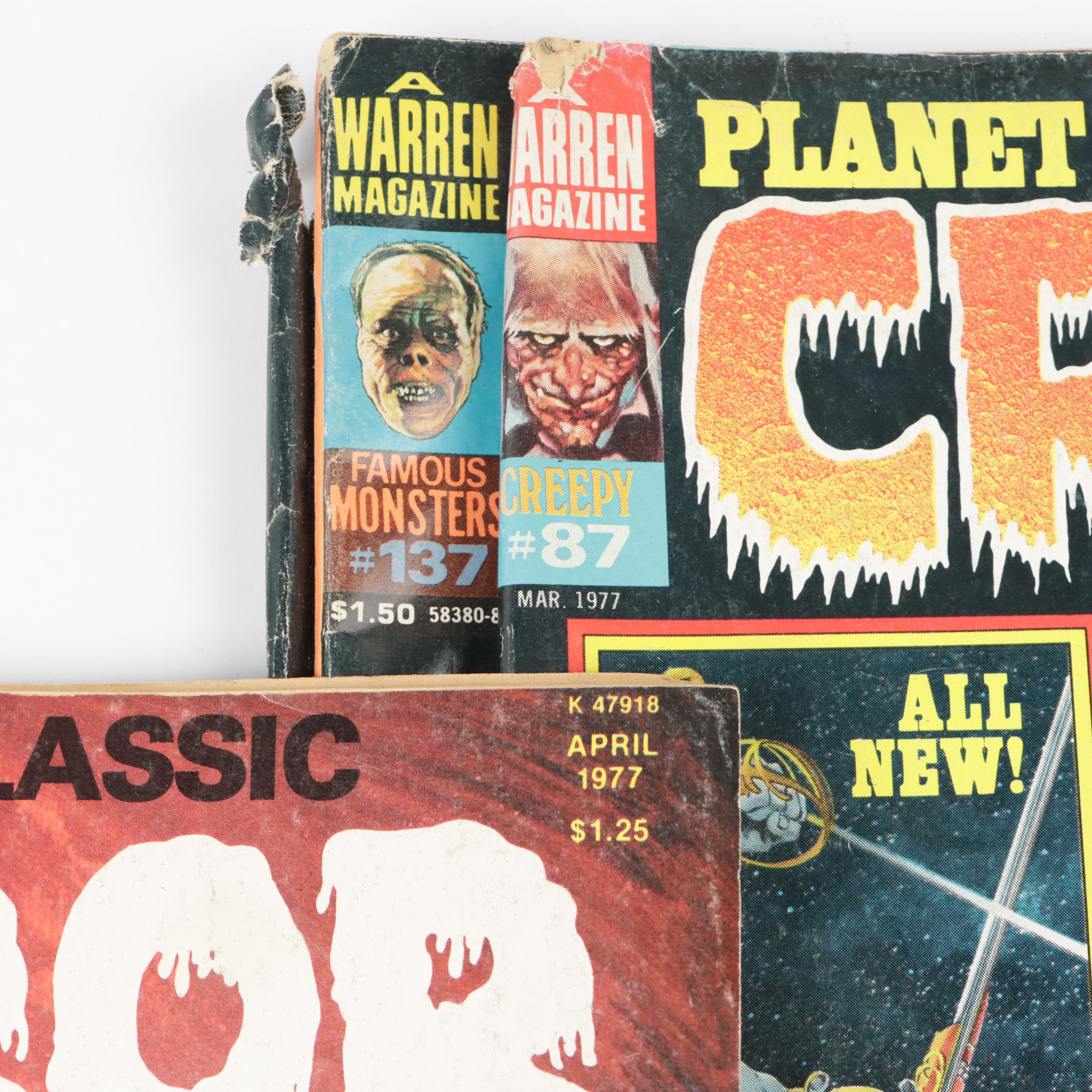 Bronze Age Horror, Sci-Fi, and Monster Comics and Magazines