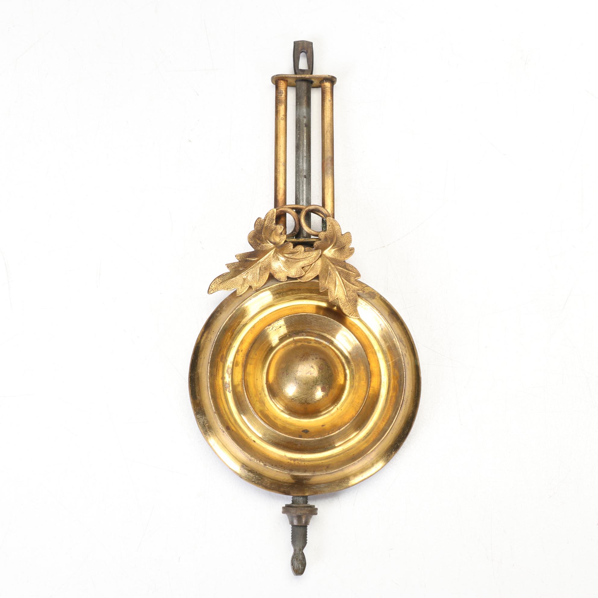 E. Ingraham & Co. Eastlake Style Oak Mantle Clock With Key, 19th Century