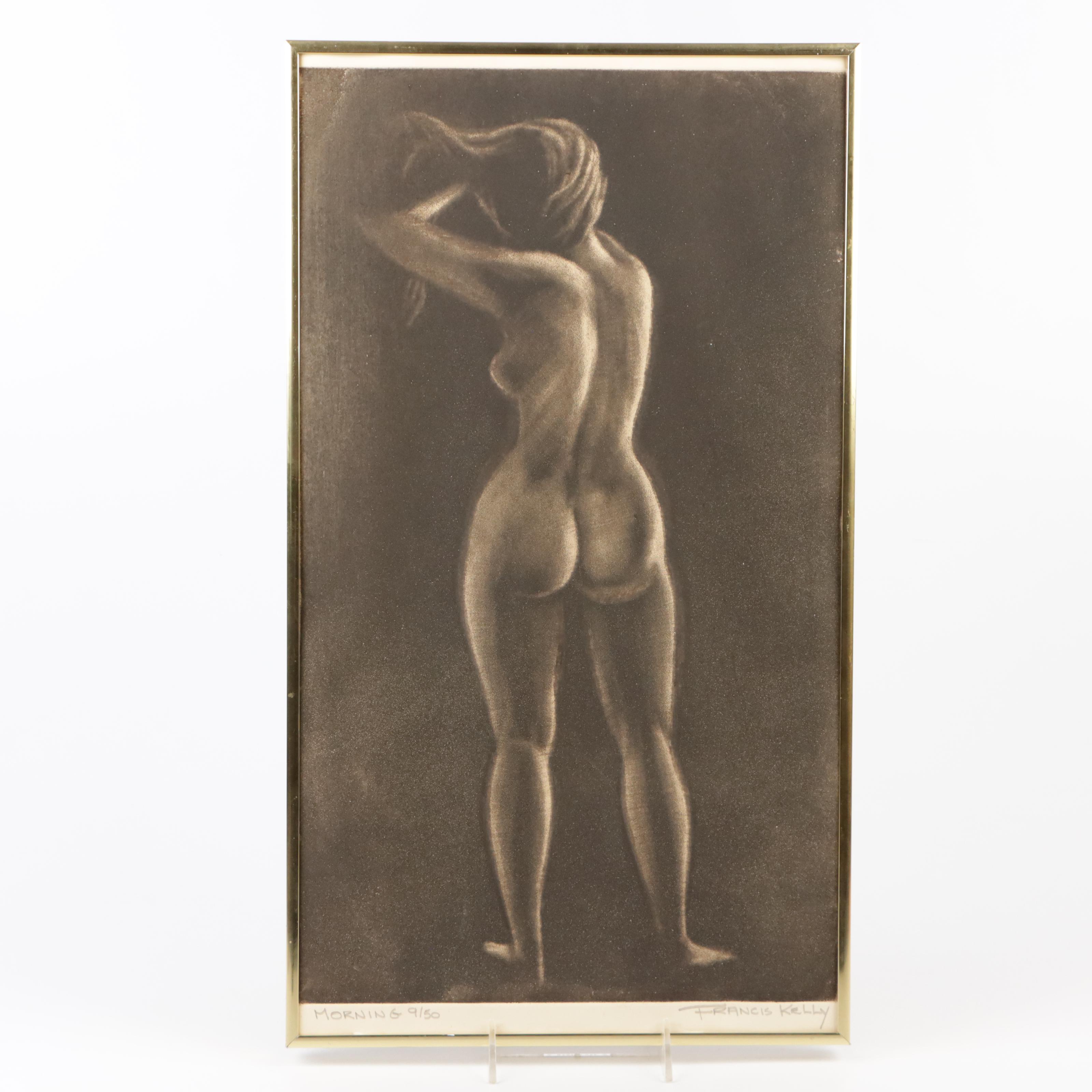 Francis Kelly Aquatint Etching "Morning"