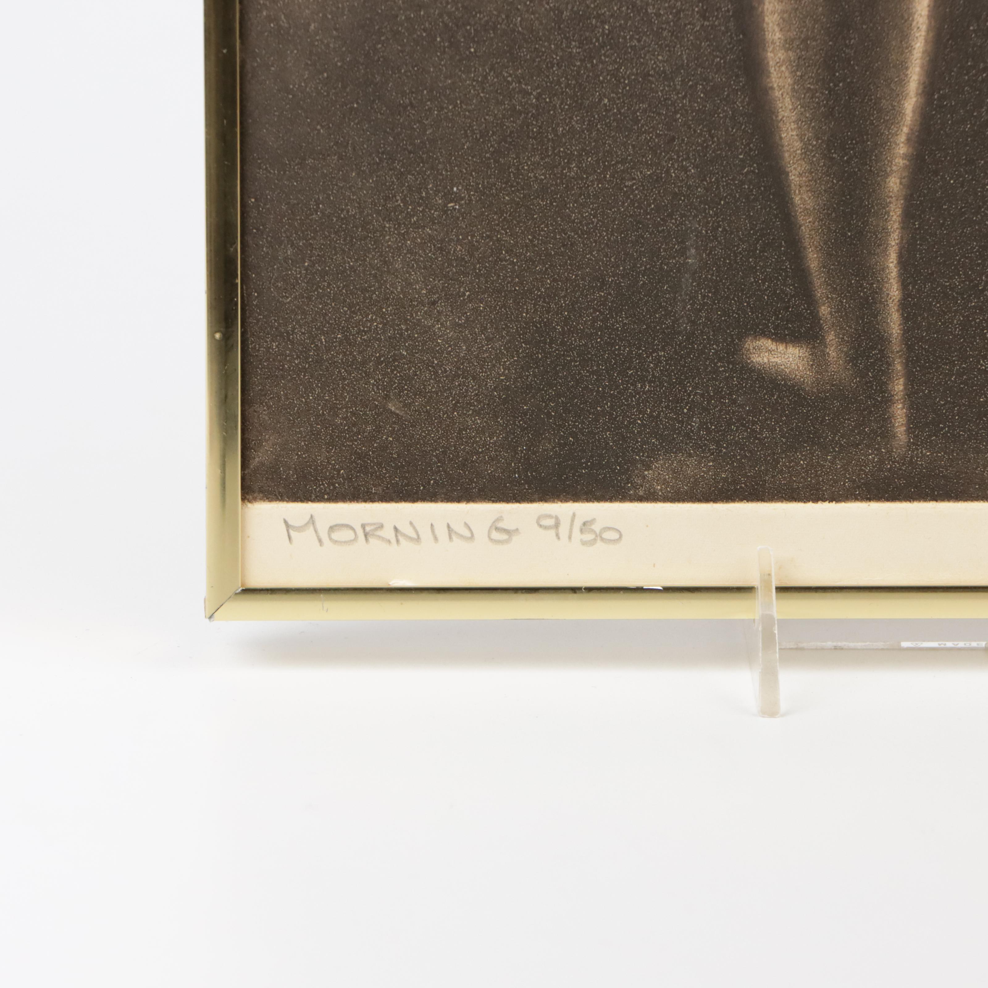 Francis Kelly Aquatint Etching "Morning"