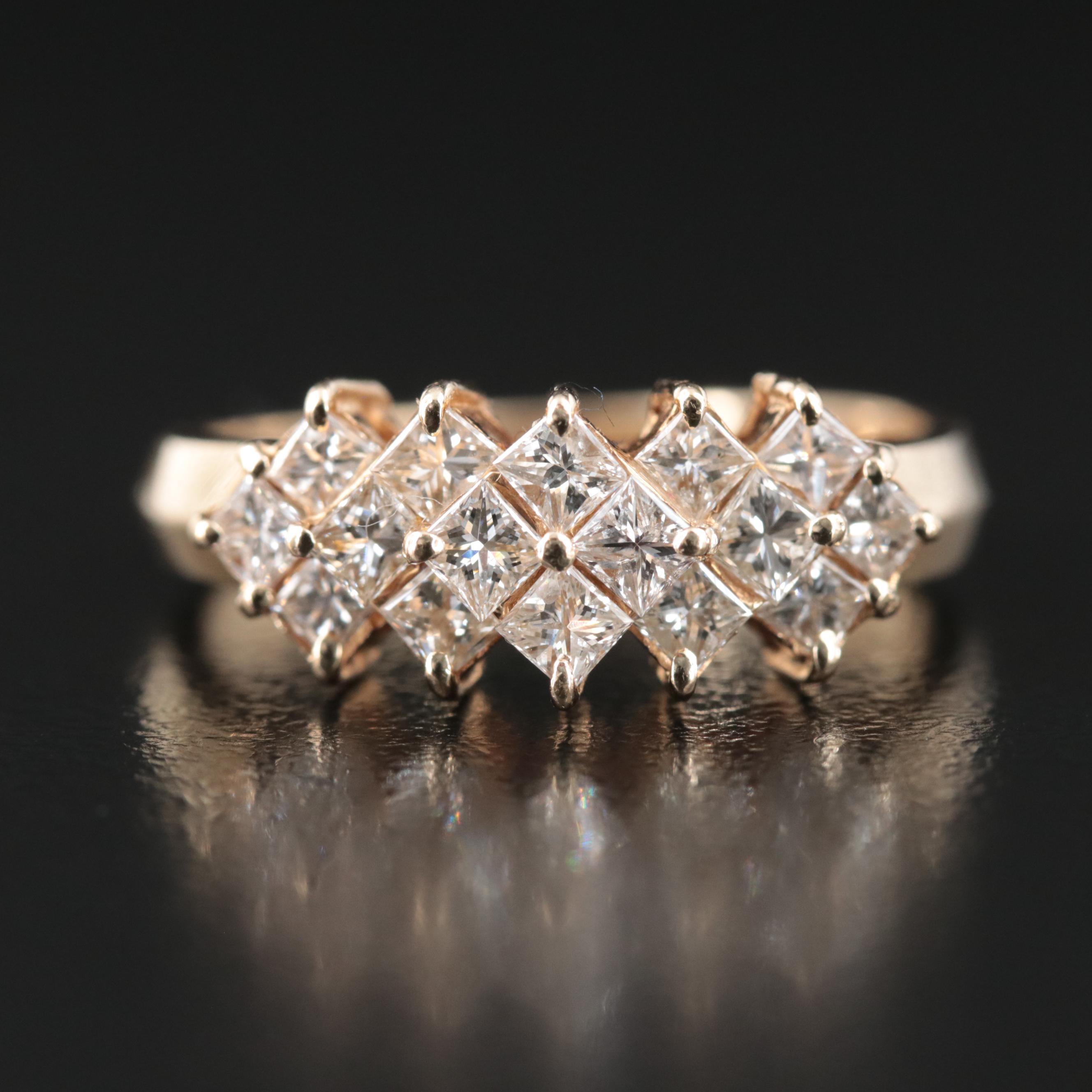 14K 1.01 CTW Diamond Ring