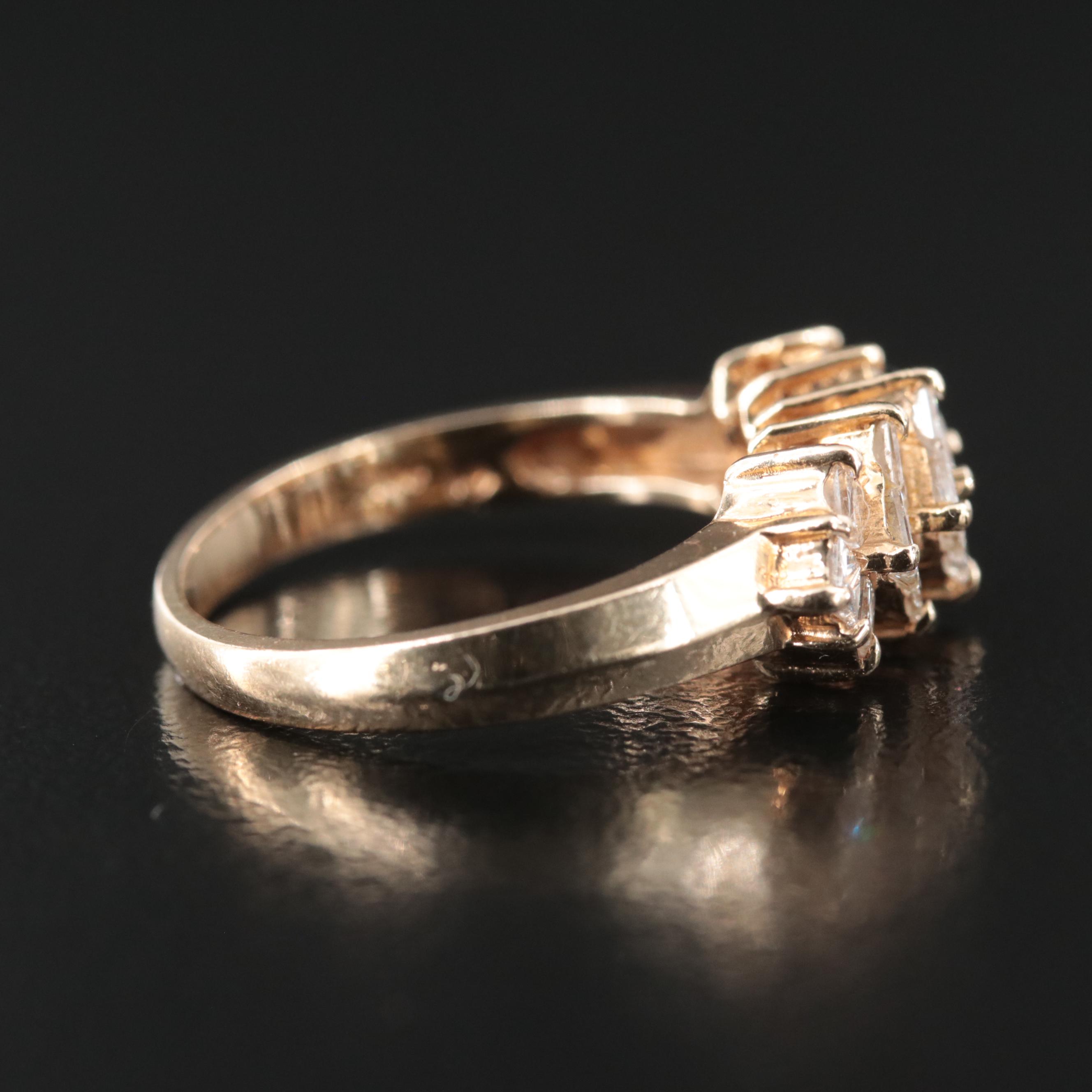 14K 1.01 CTW Diamond Ring