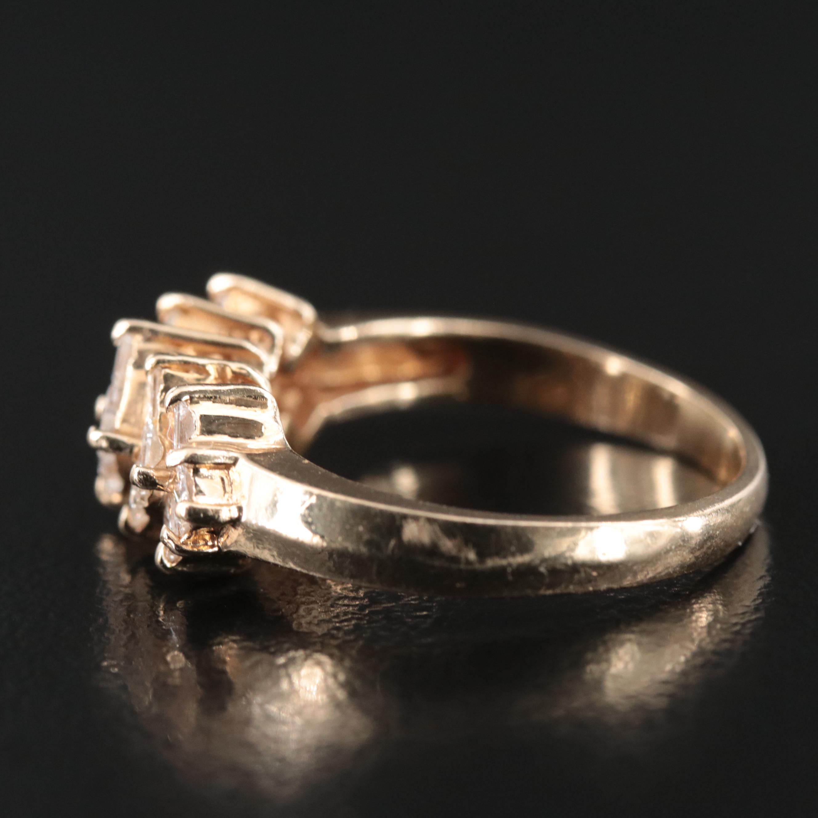 14K 1.01 CTW Diamond Ring