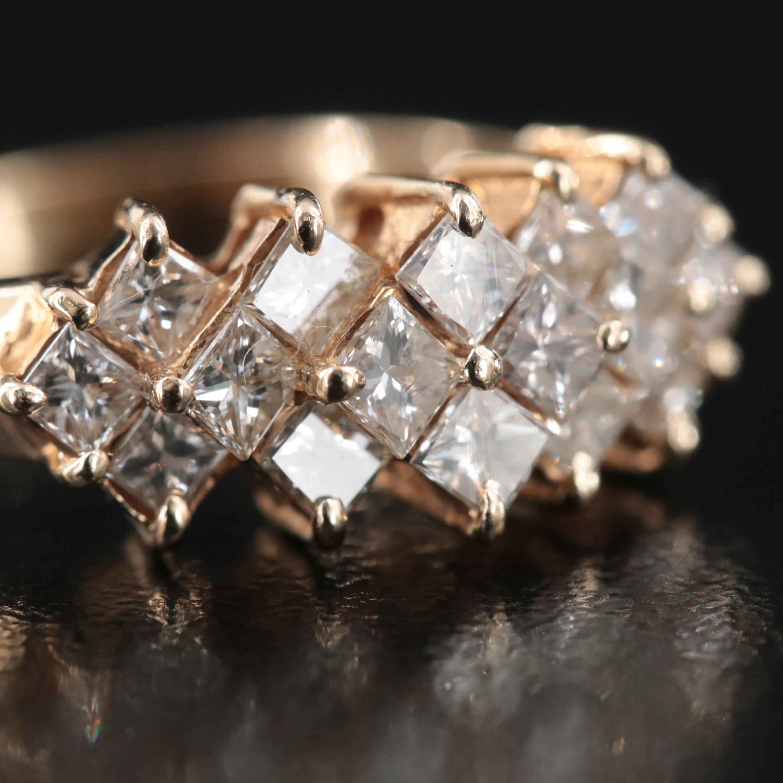 14K 1.01 CTW Diamond Ring