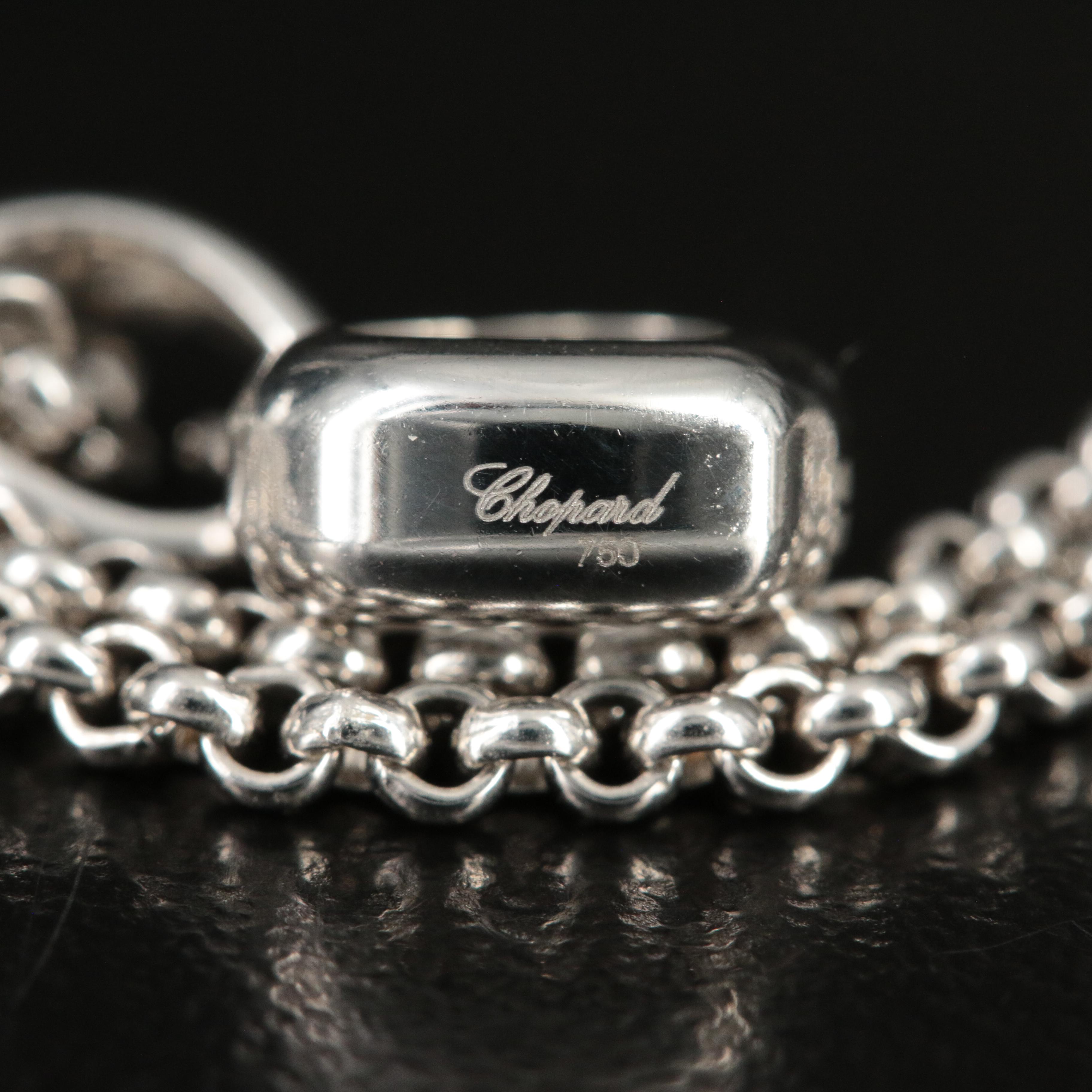 Chopard 'Happy Diamond' 18K and 0.04 CT Diamond Heart Pendant Necklace