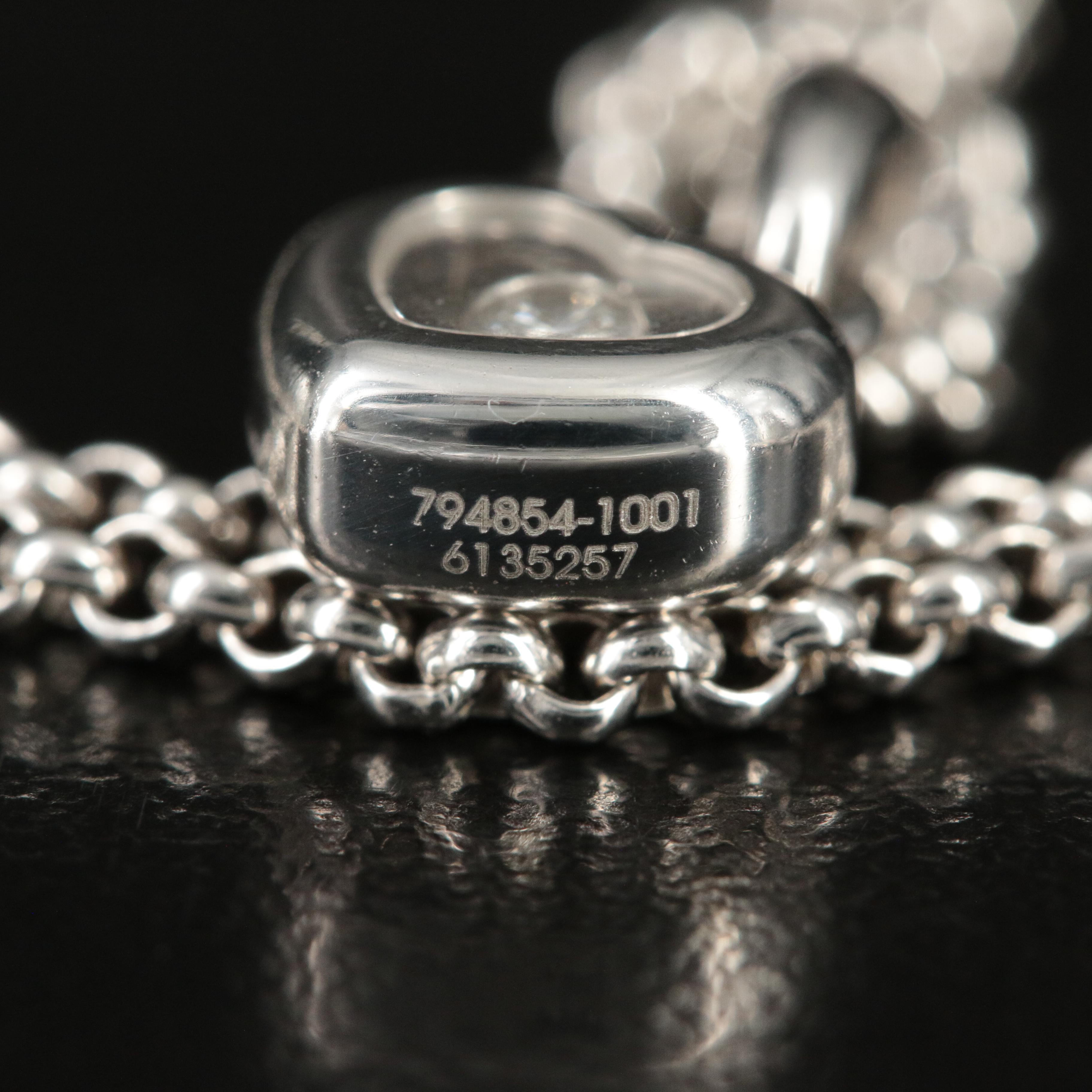 Chopard 'Happy Diamond' 18K and 0.04 CT Diamond Heart Pendant Necklace