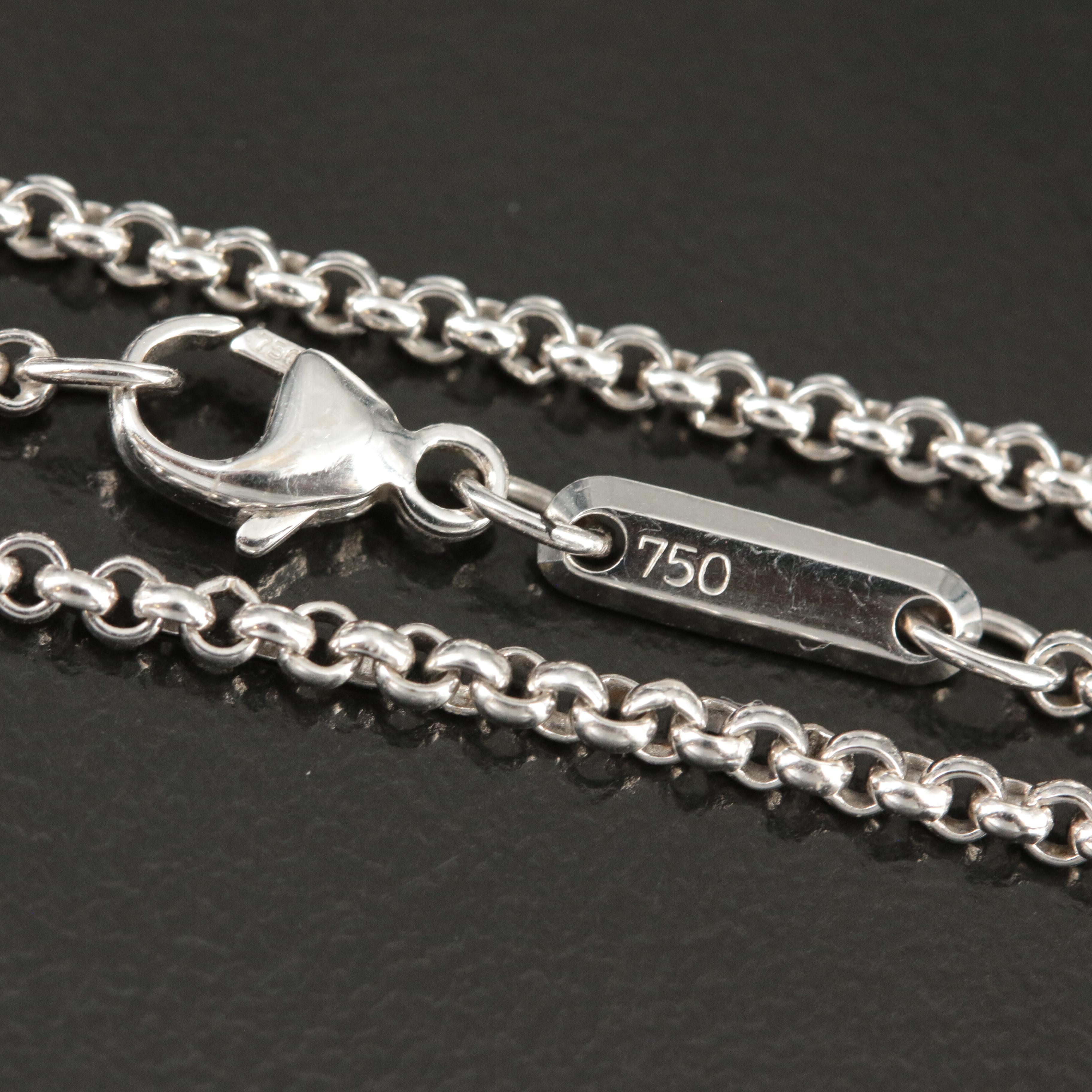 Chopard 'Happy Diamond' 18K and 0.04 CT Diamond Heart Pendant Necklace