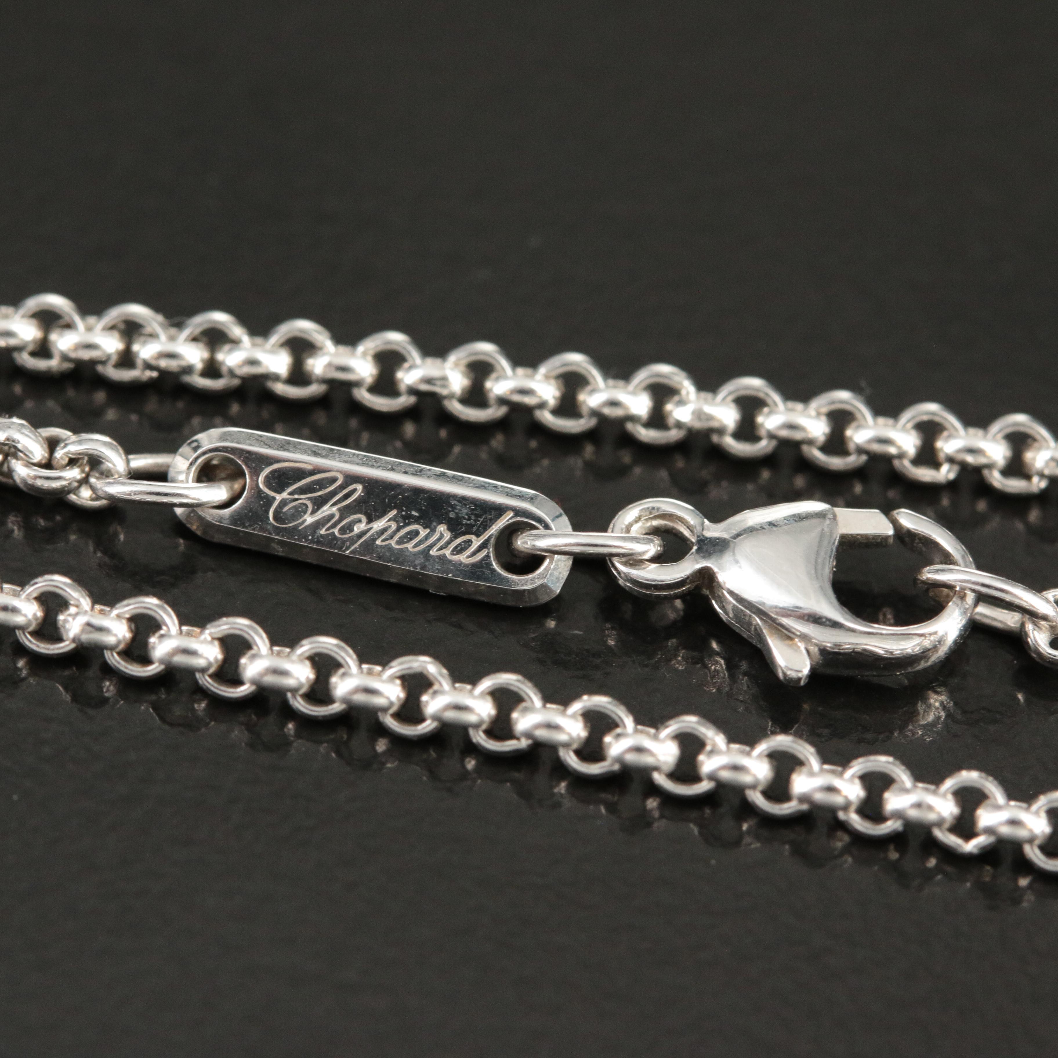 Chopard 'Happy Diamond' 18K and 0.04 CT Diamond Heart Pendant Necklace