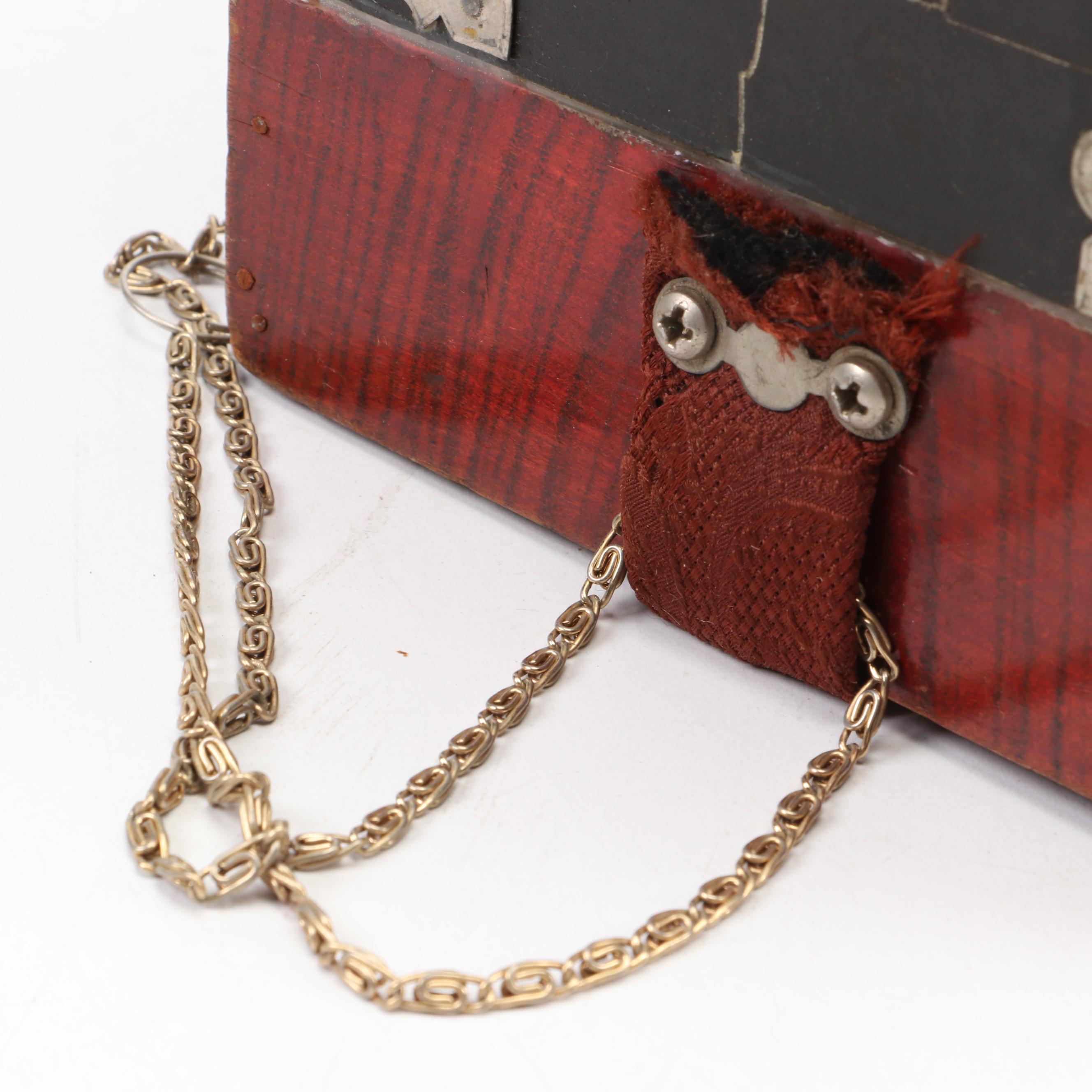 Antique Button Accordion, Probably German