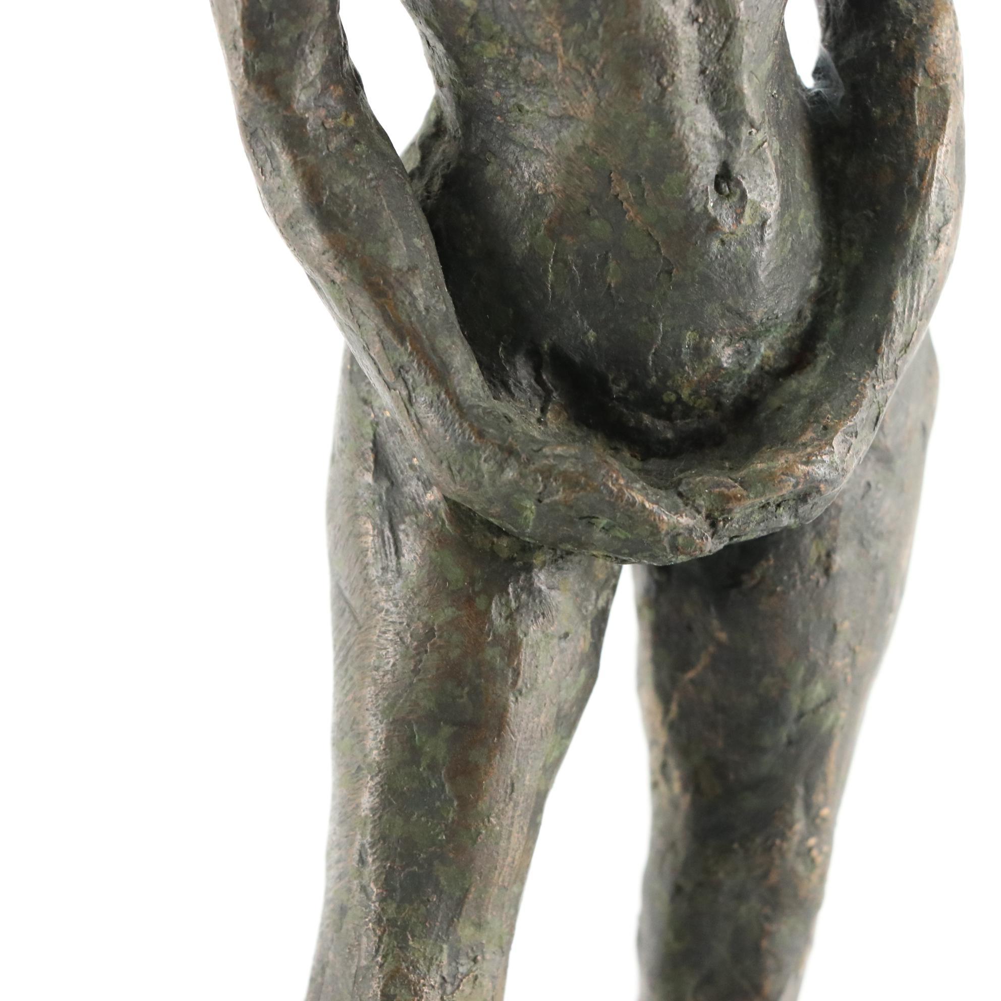 Gary Ross Bronze Sculpture of a Standing Female Nude