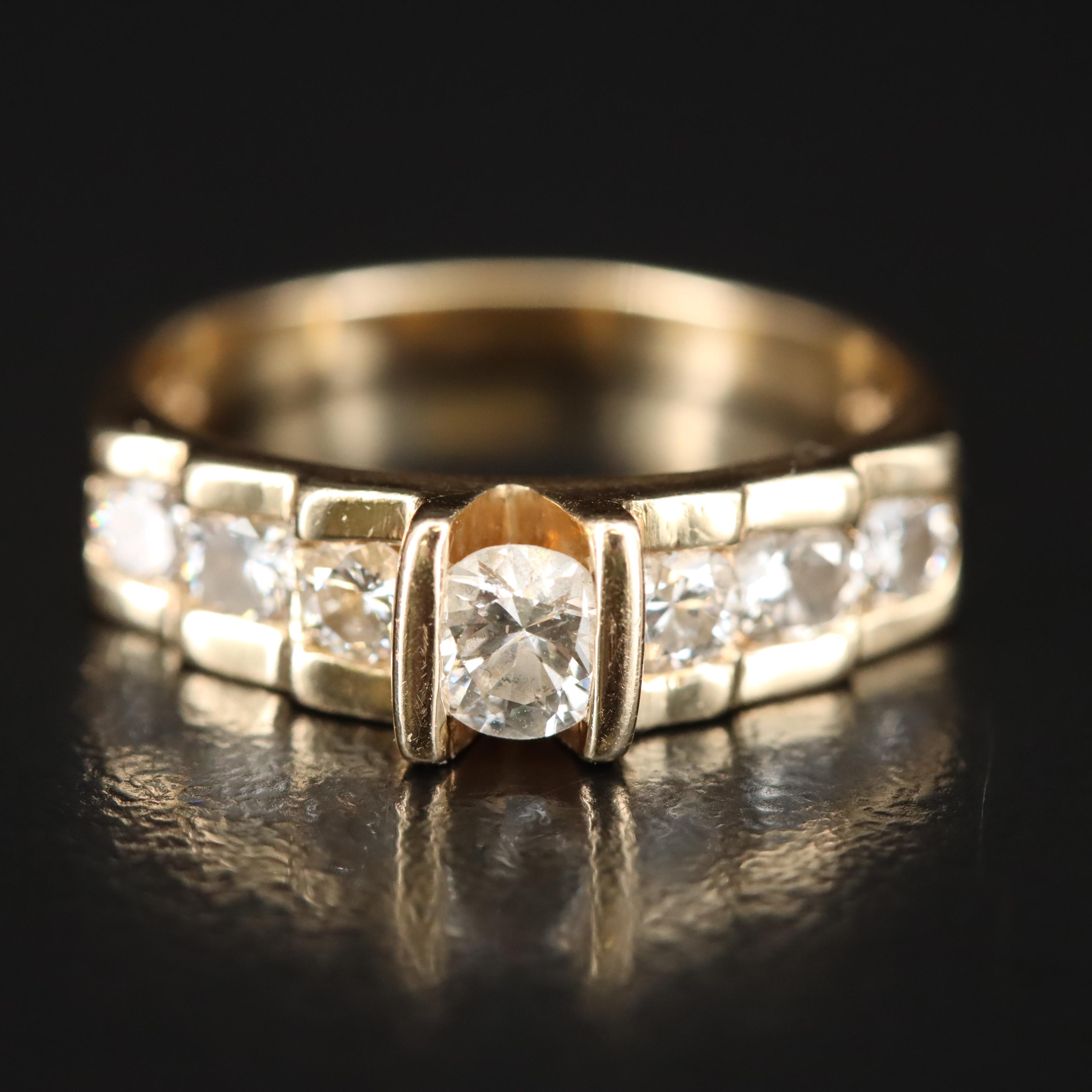 14K 1.00 CTW Diamond Ring