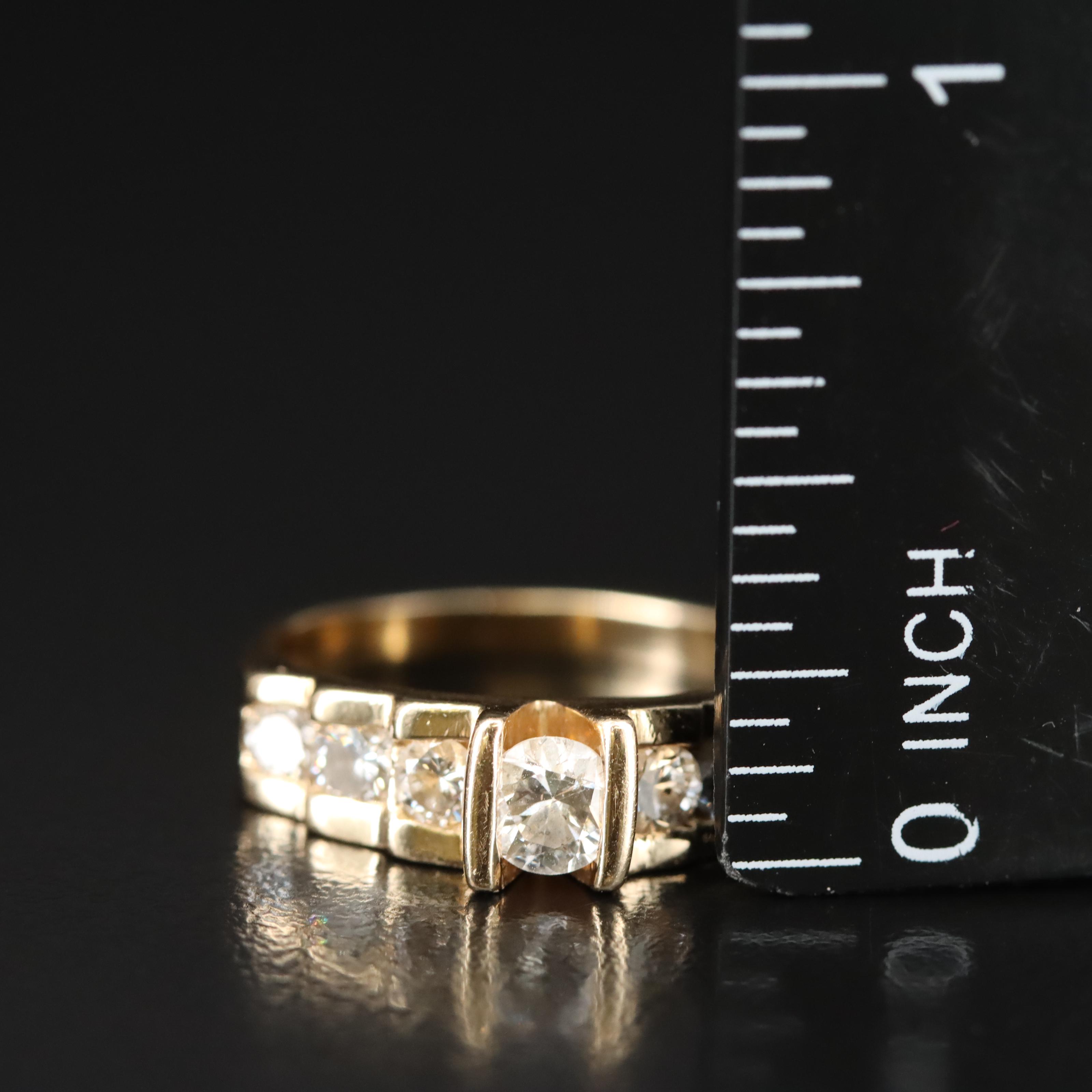 14K 1.00 CTW Diamond Ring