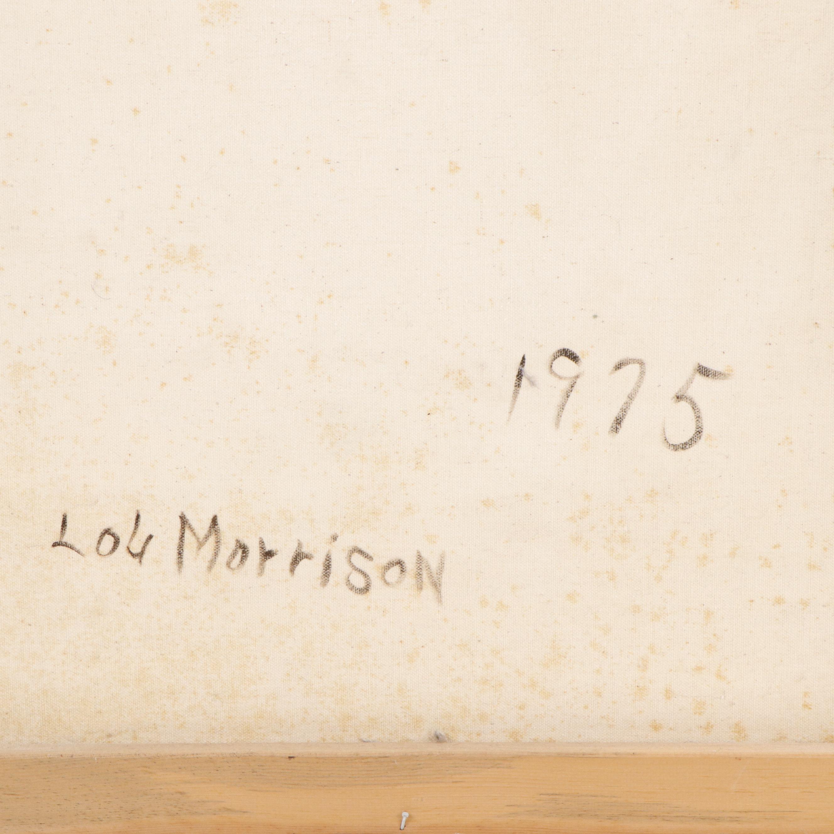 Lou Morrison Oil Painting After Albert Bierstadt "Yellowstone Falls," 1975