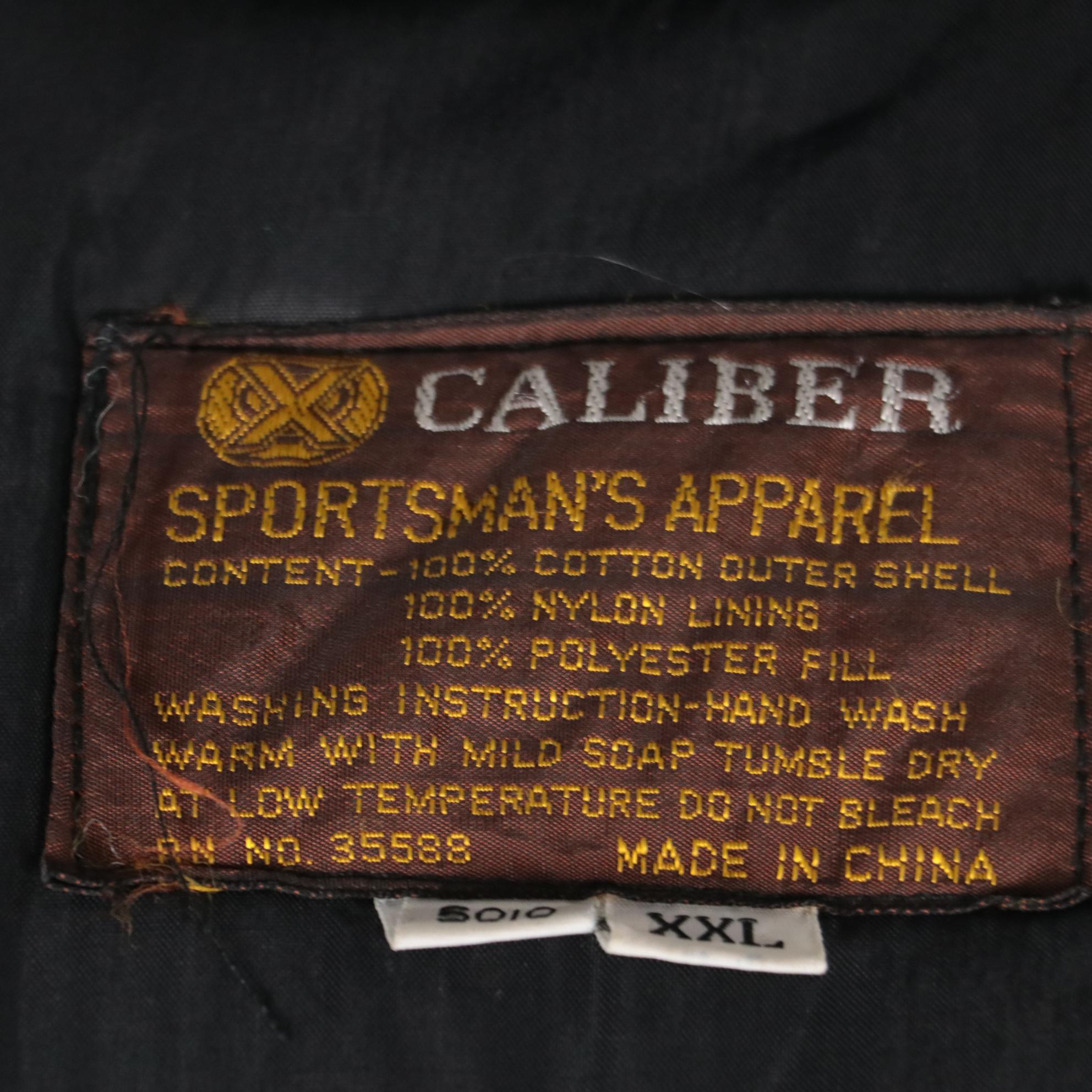 Men's Caliber Sportsman Apparel Heavyweight Insulated Hooded Camo Hunting Coat