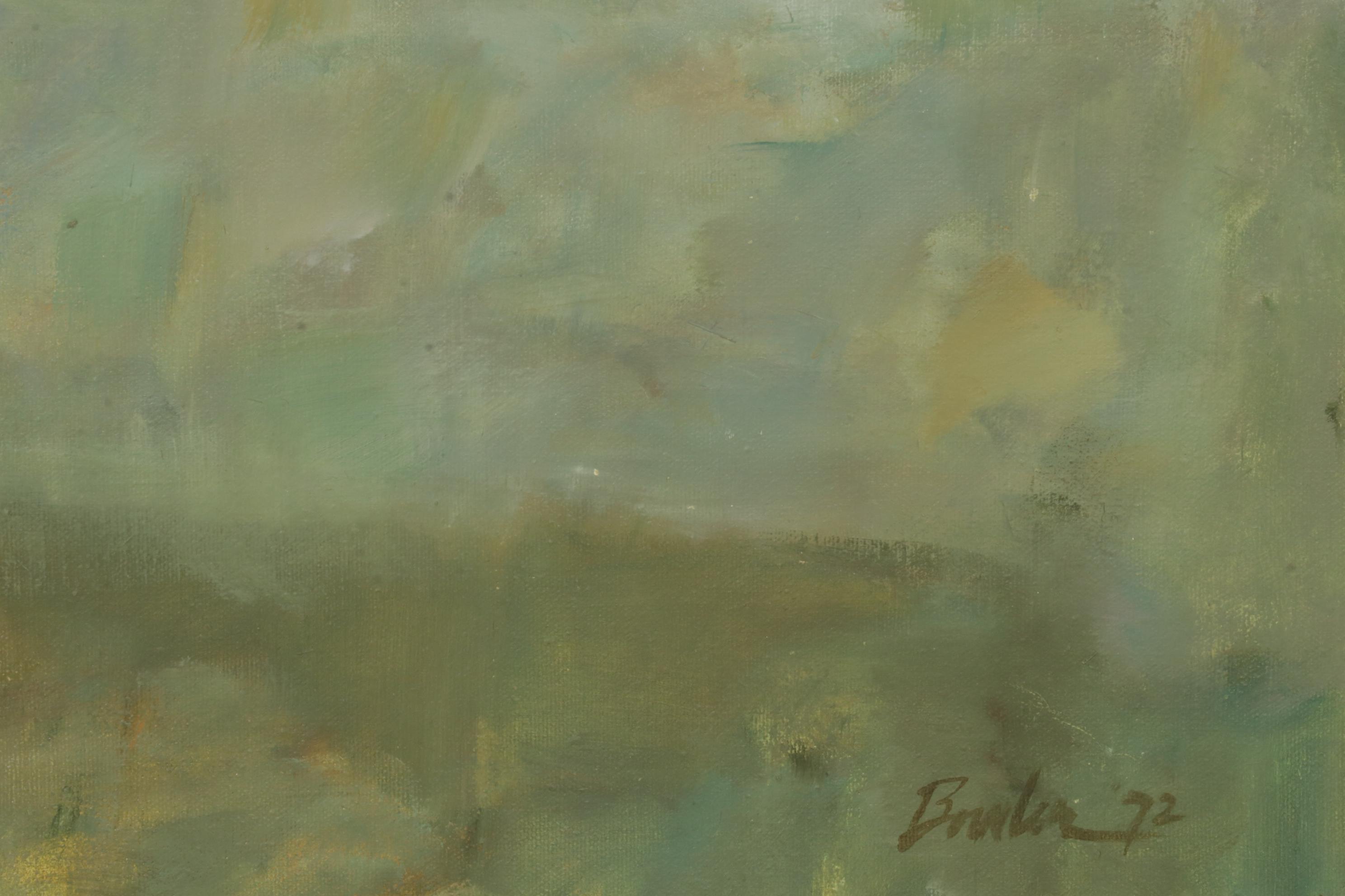 Joseph Bowler Figural Oil Painting "Filtered Light," 1972