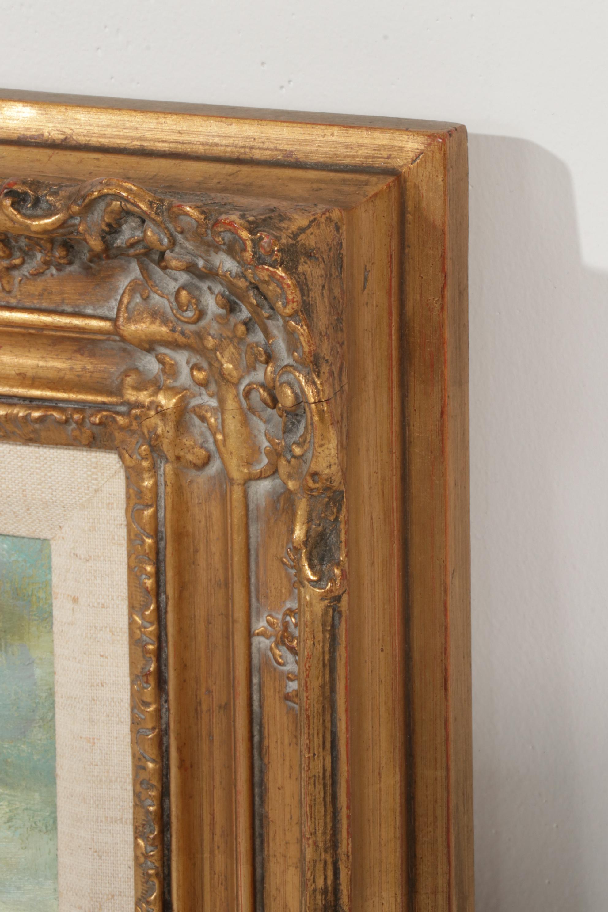 Joseph Bowler Figural Oil Painting "Filtered Light," 1972