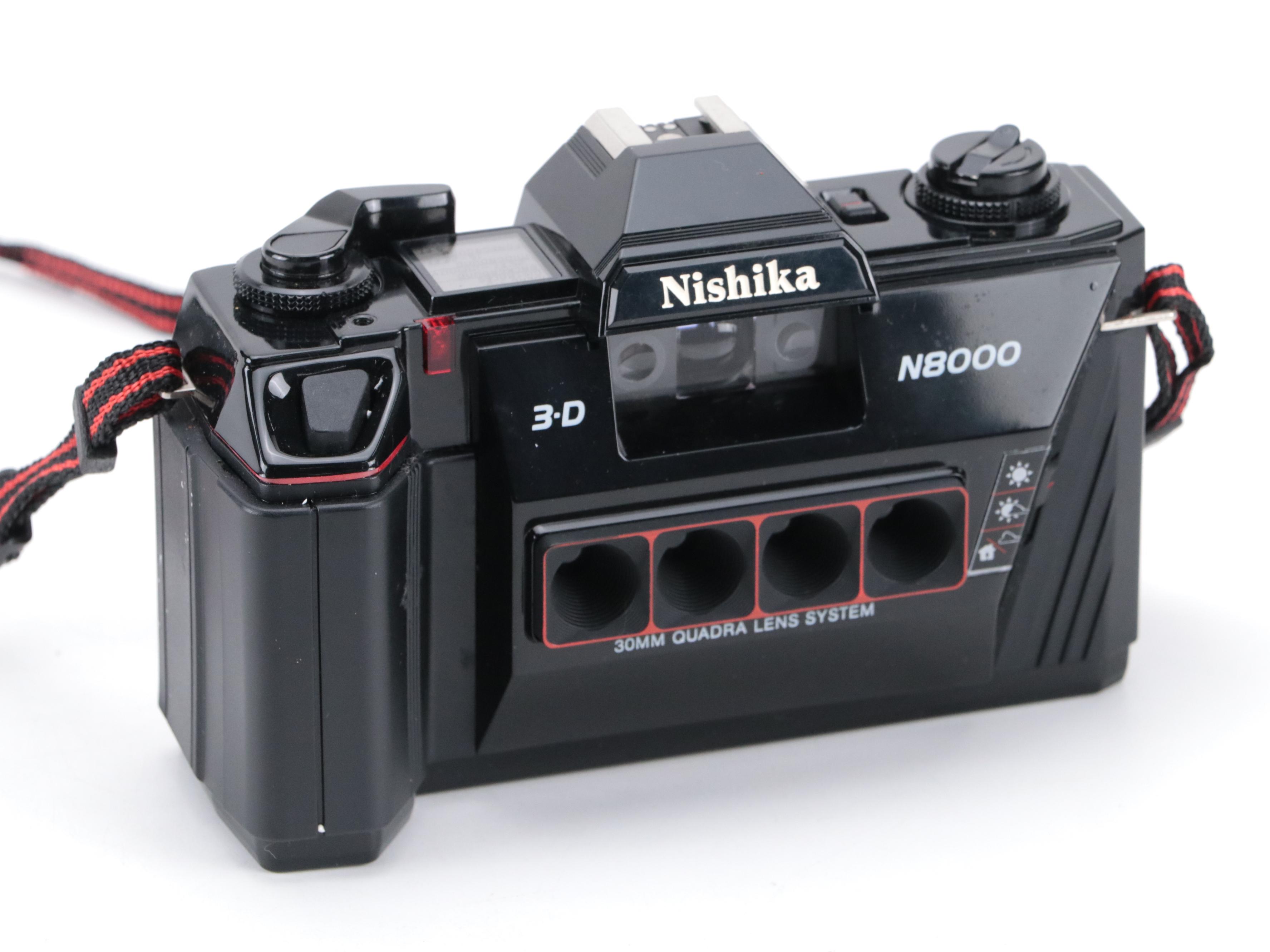 Nishika N8000 3-D Camera with Tasco Basix Binoculars