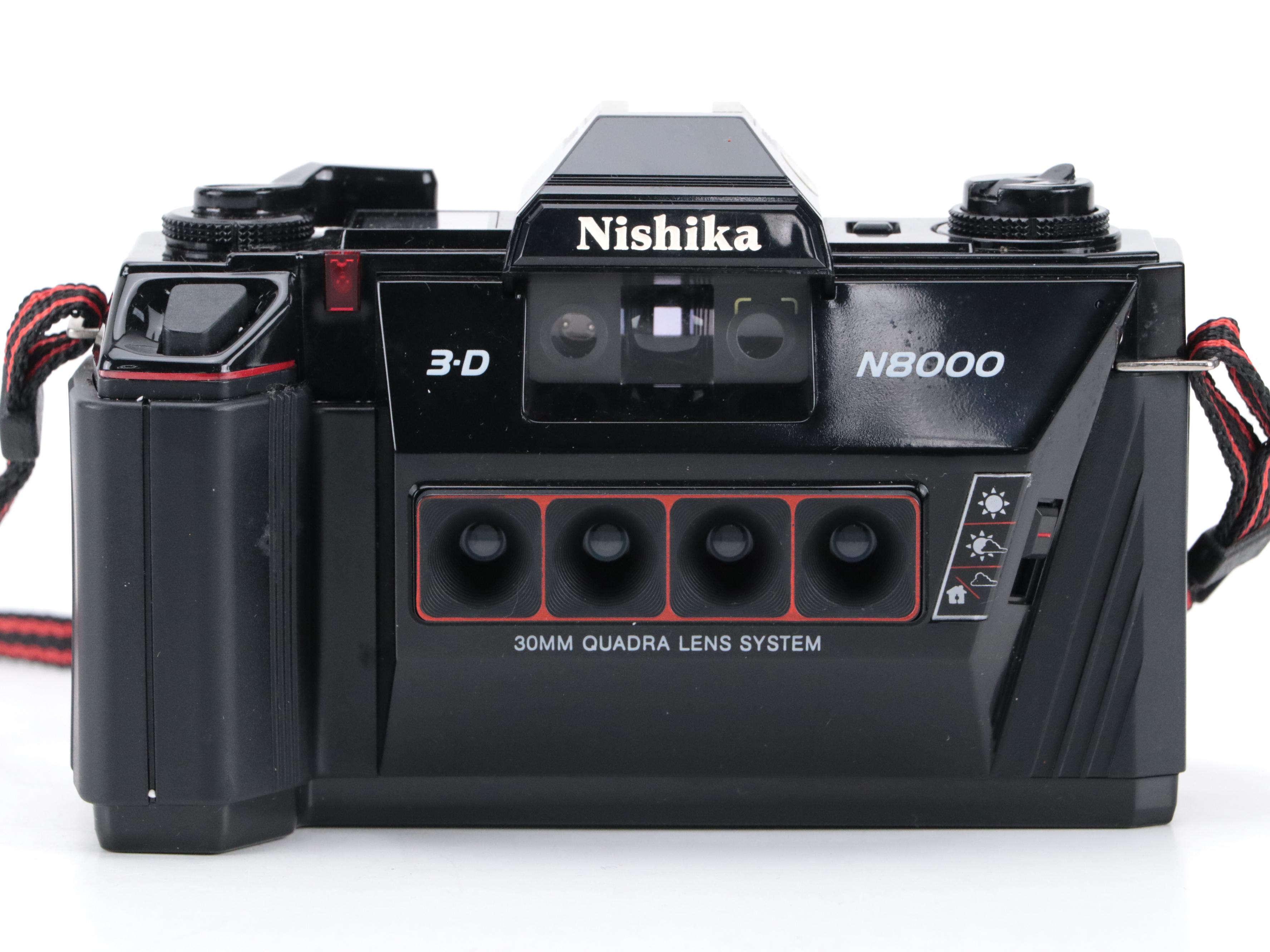 Nishika N8000 3-D Camera with Tasco Basix Binoculars