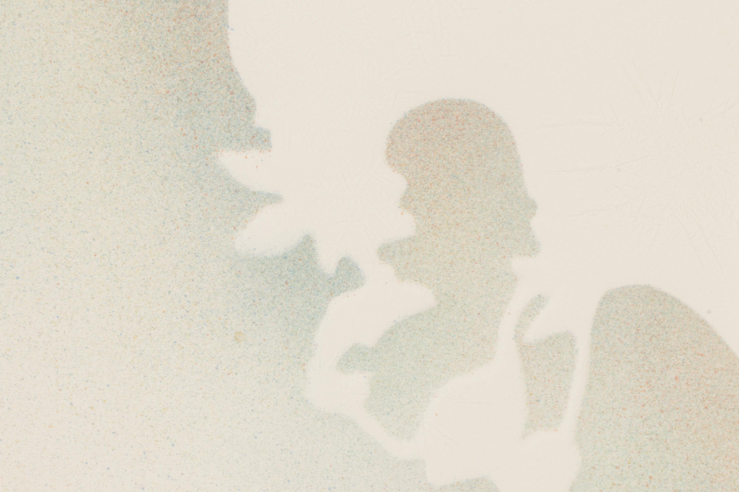 Christine Rosamond Embossed Color Lithograph "Dawn," 1976