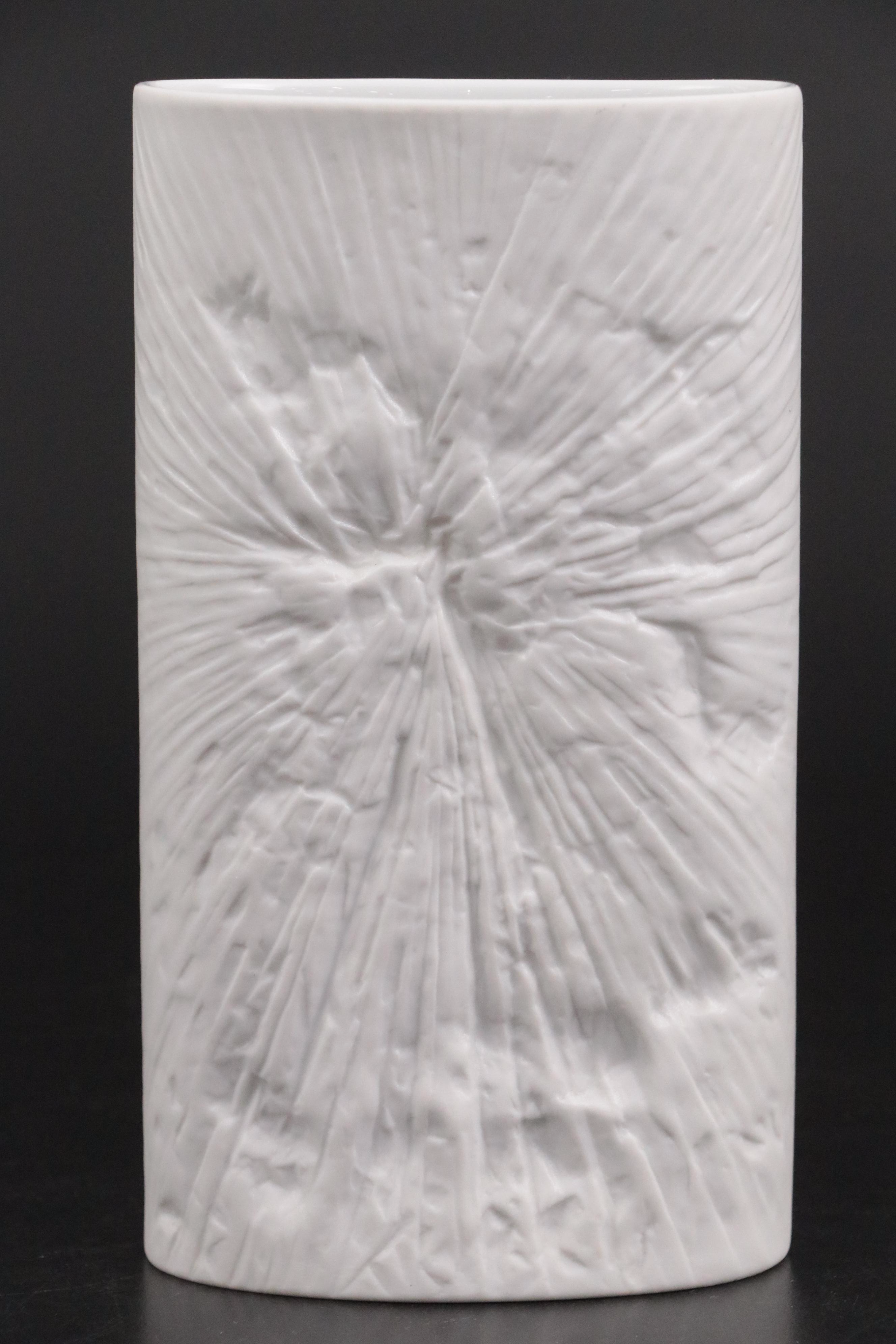 Rosenthal Matte White Porcelain Vases with Other Porcelain Vase