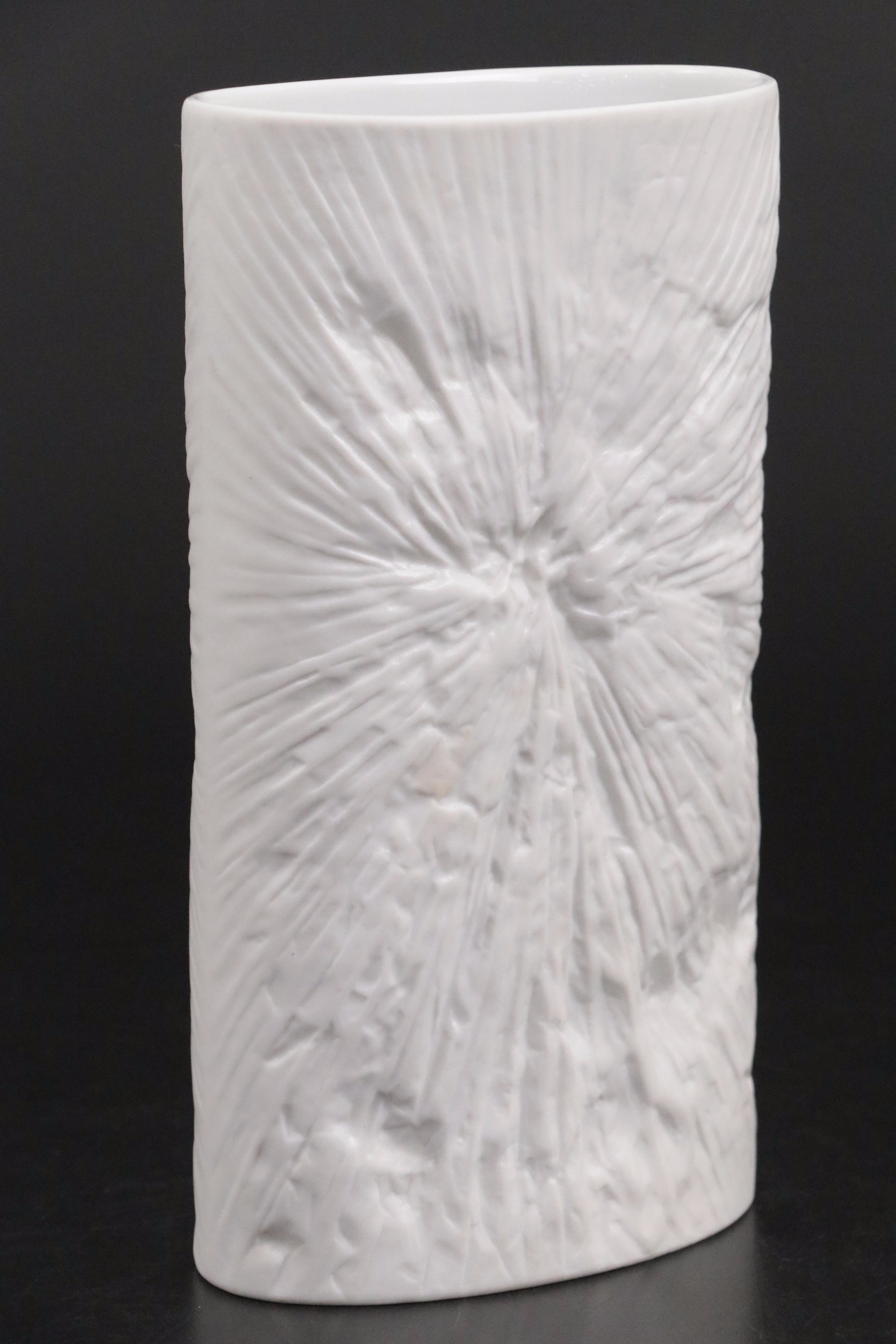 Rosenthal Matte White Porcelain Vases with Other Porcelain Vase