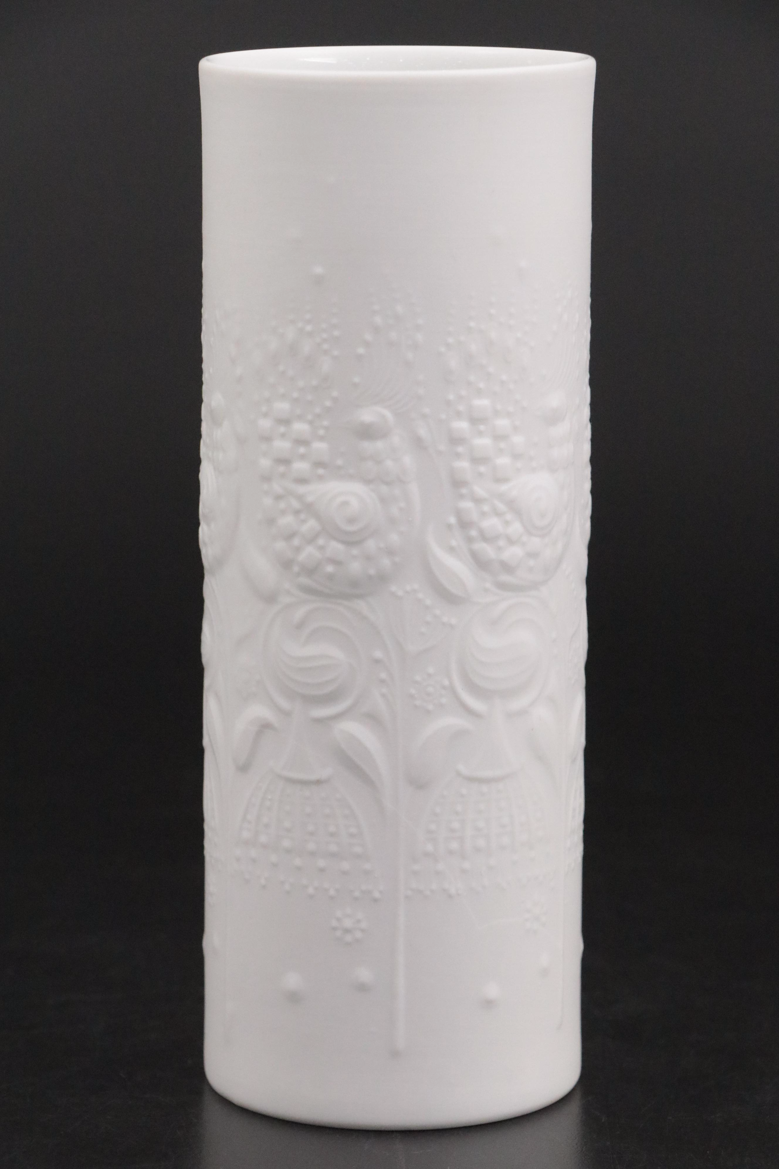 Rosenthal Matte White Porcelain Vases with Other Porcelain Vase