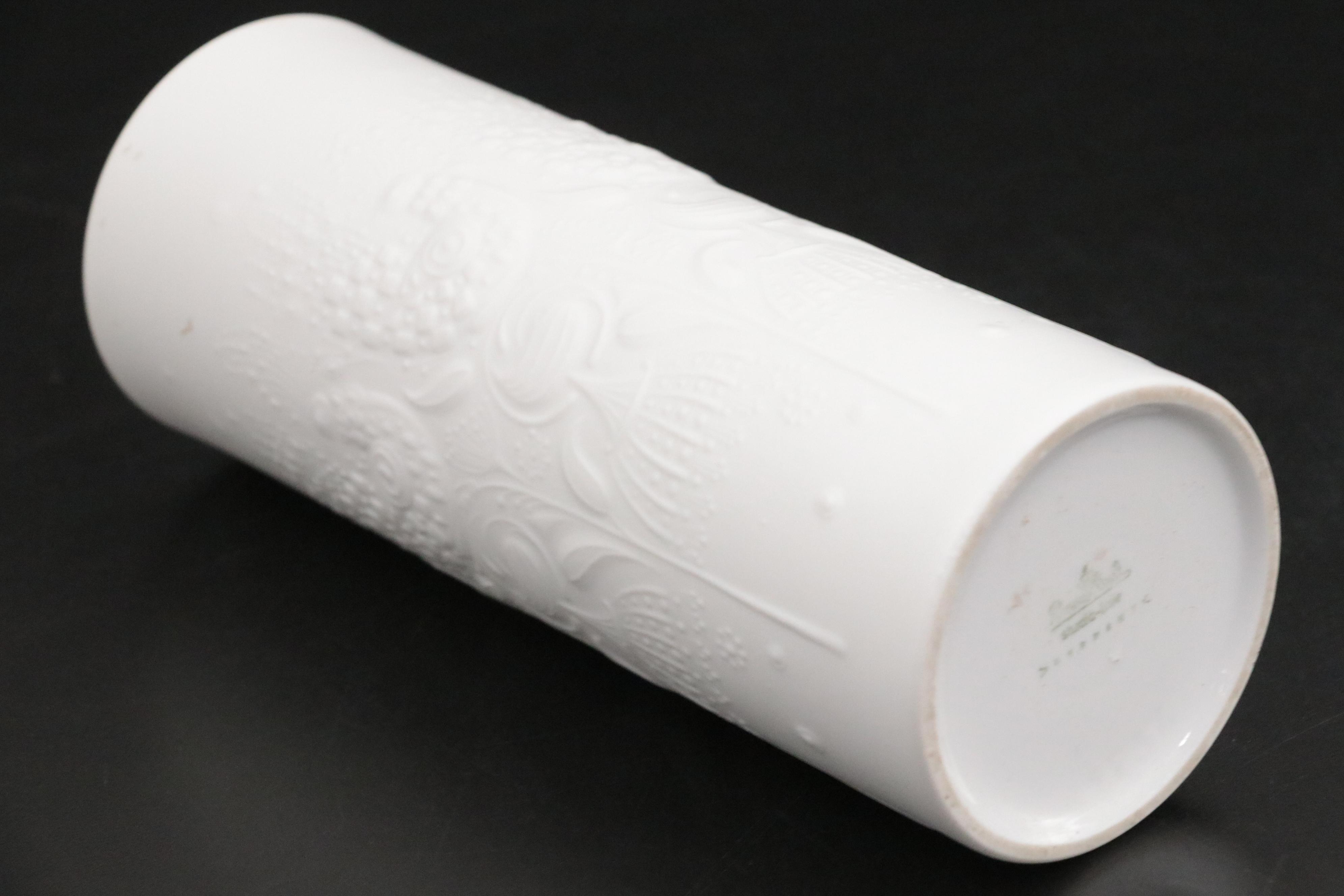 Rosenthal Matte White Porcelain Vases with Other Porcelain Vase