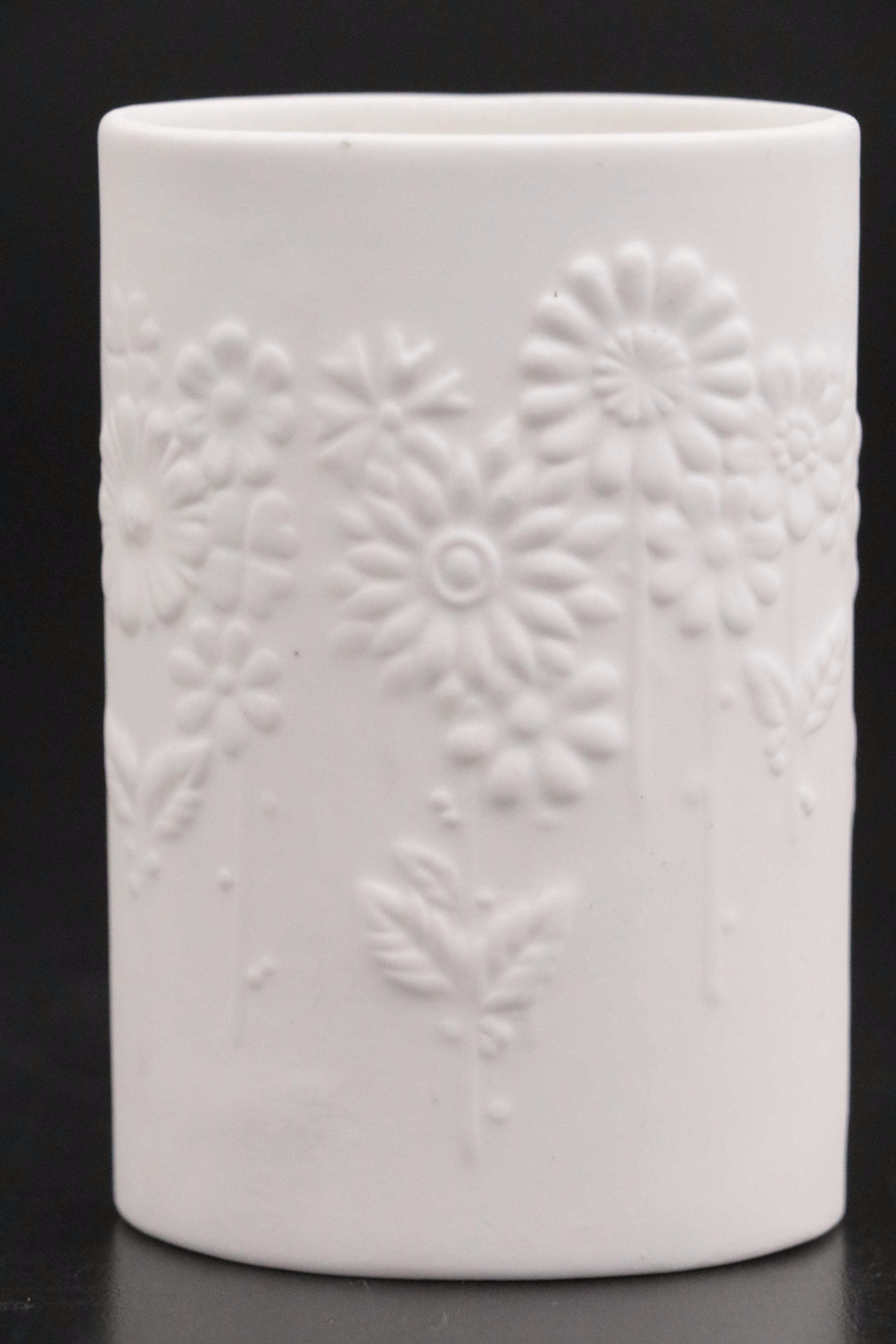 Rosenthal Matte White Porcelain Vases with Other Porcelain Vase