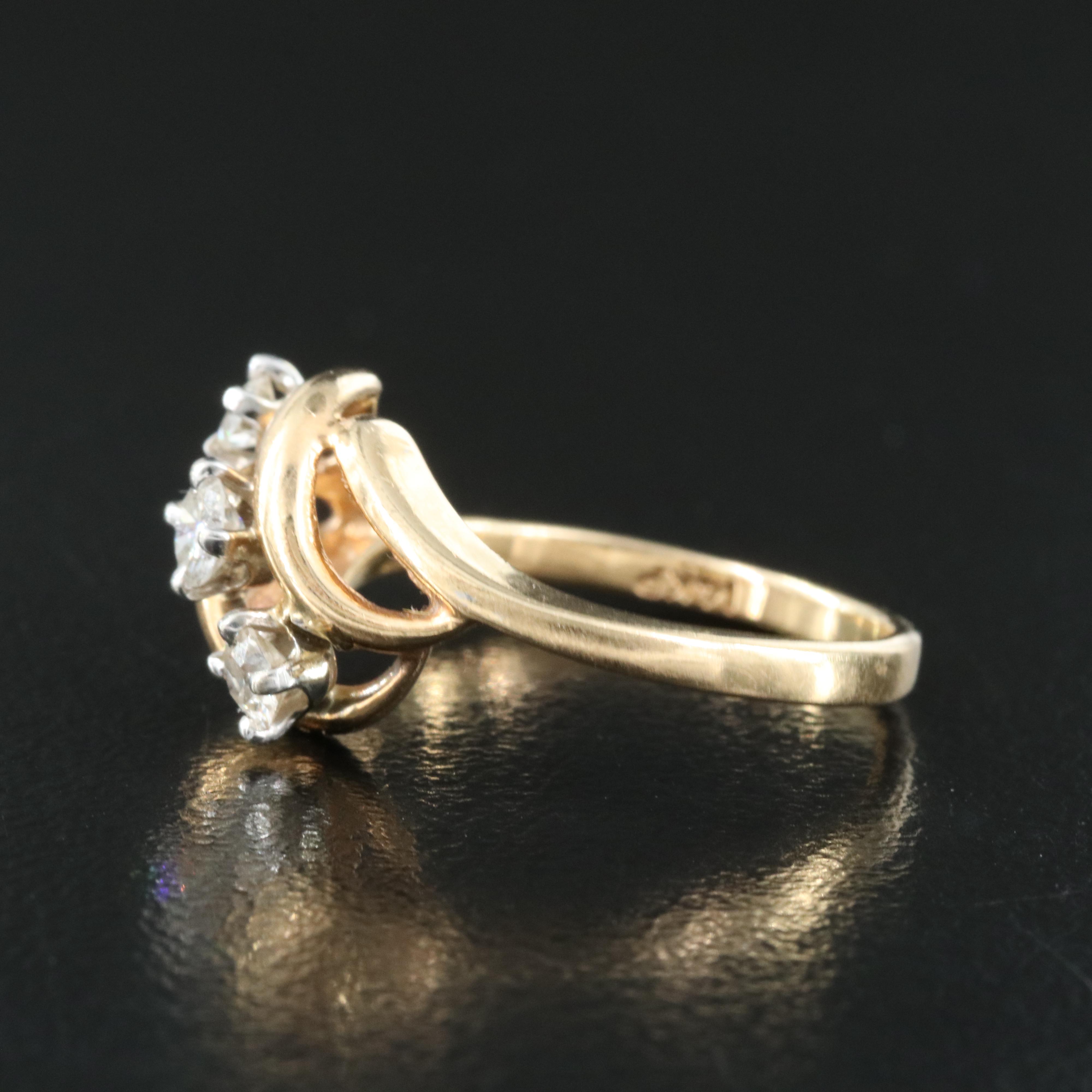 14K 0.28 CTW Diamond Ring