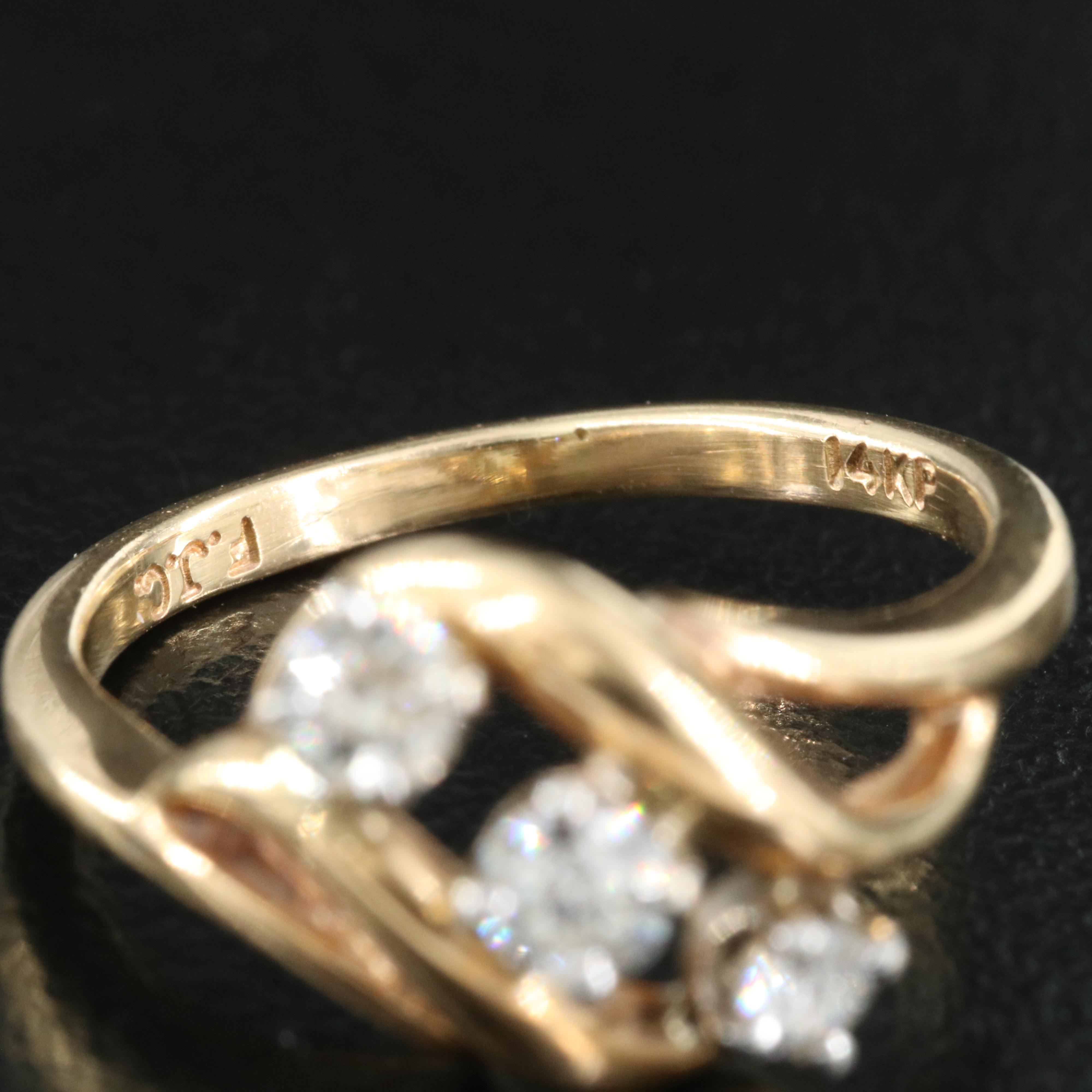 14K 0.28 CTW Diamond Ring