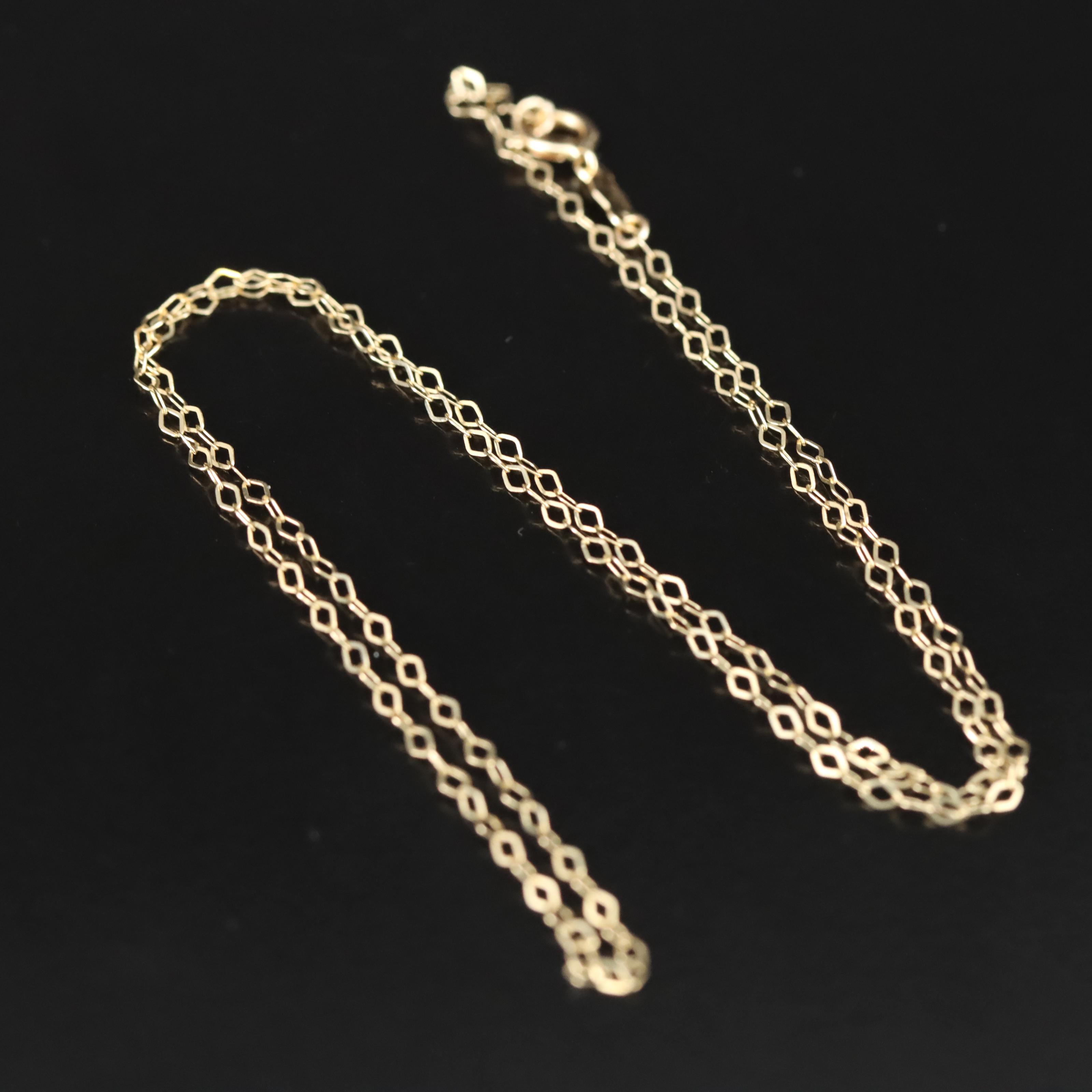 14K Cable Chain Necklace