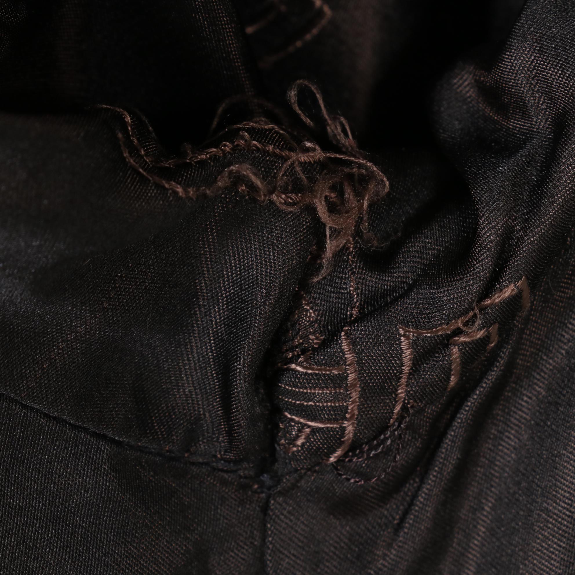 Long Mahogany Mink Fur Coat