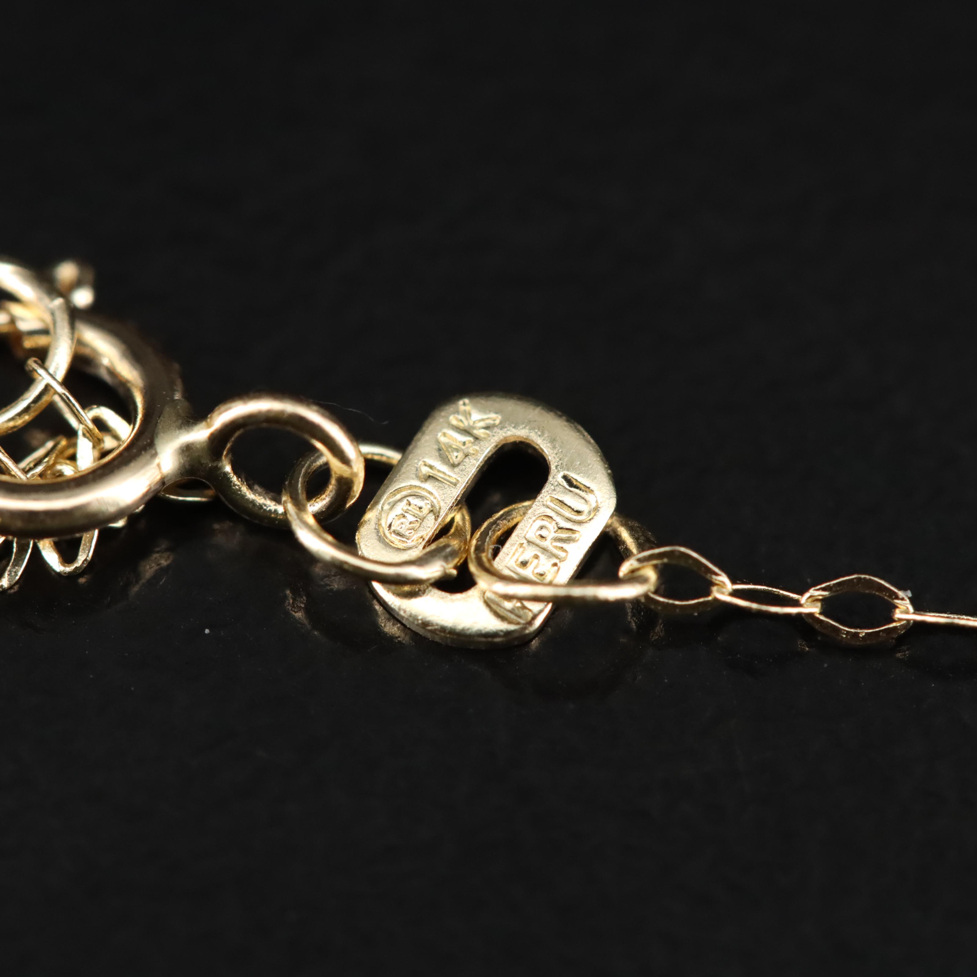 14K Cable Chain Necklace