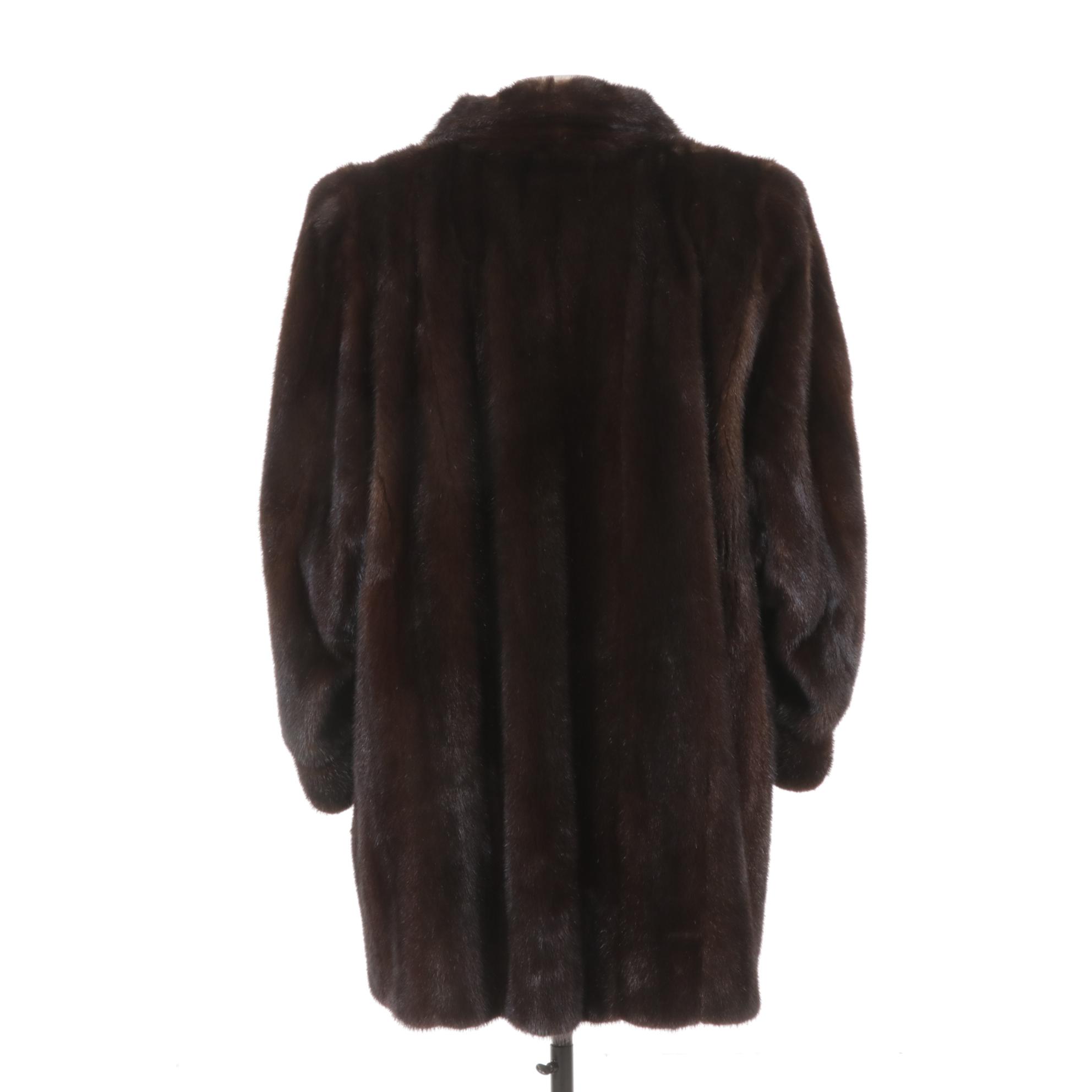 Mahogany Mink Fur Stroller