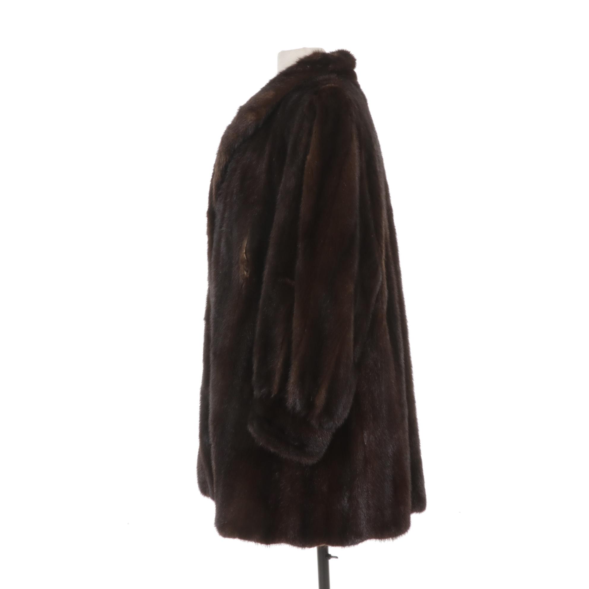 Mahogany Mink Fur Stroller