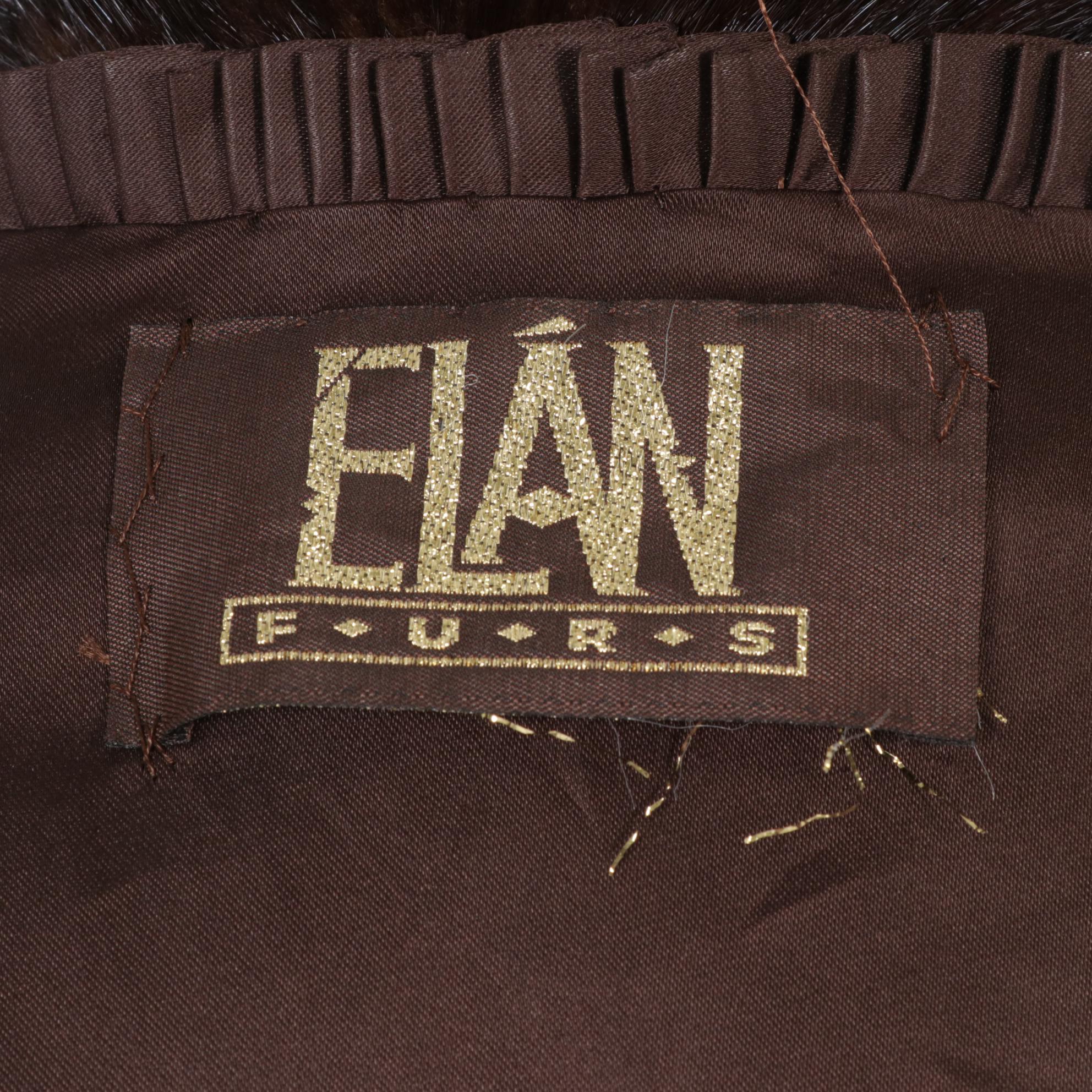 Mahogany Mink Fur Stroller