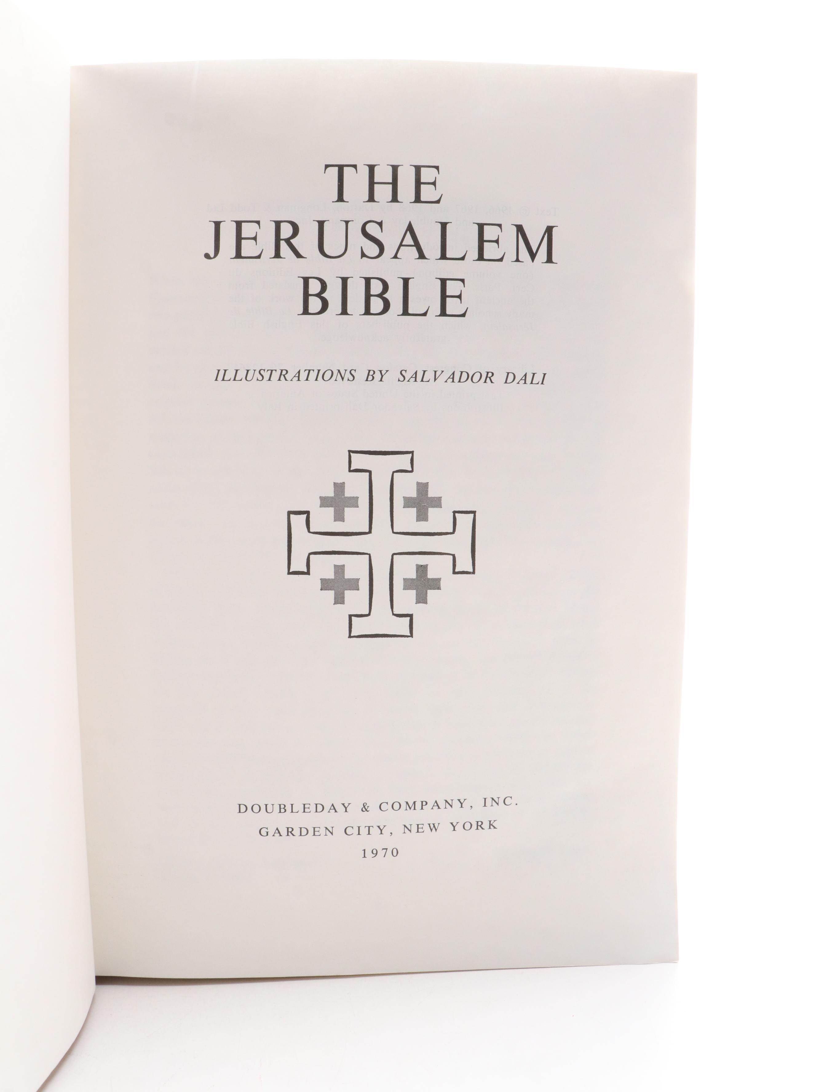 Salvador Dalí Illustrated "The Jerusalem Bible," 1970